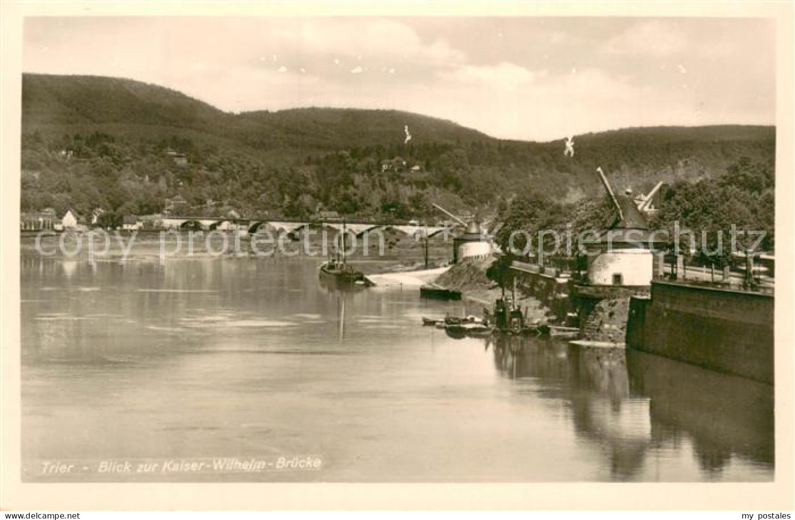 73779473 Trier Blick Zur Kaiser Wilhelm Bruecke Mosel Trier - Trier