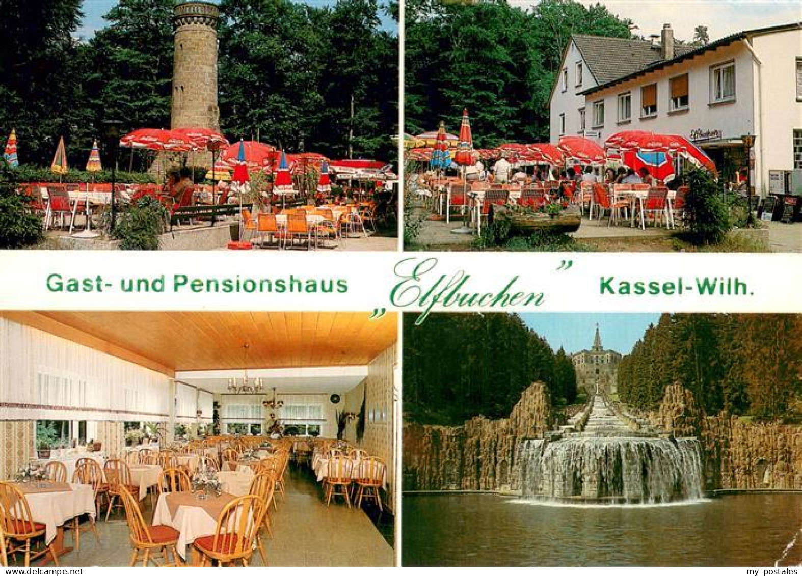 73779401 Wilhelmshoehe Kassel Gast Und Pensionshaus Elfbuchen Terrasse Gastraum  - Kassel