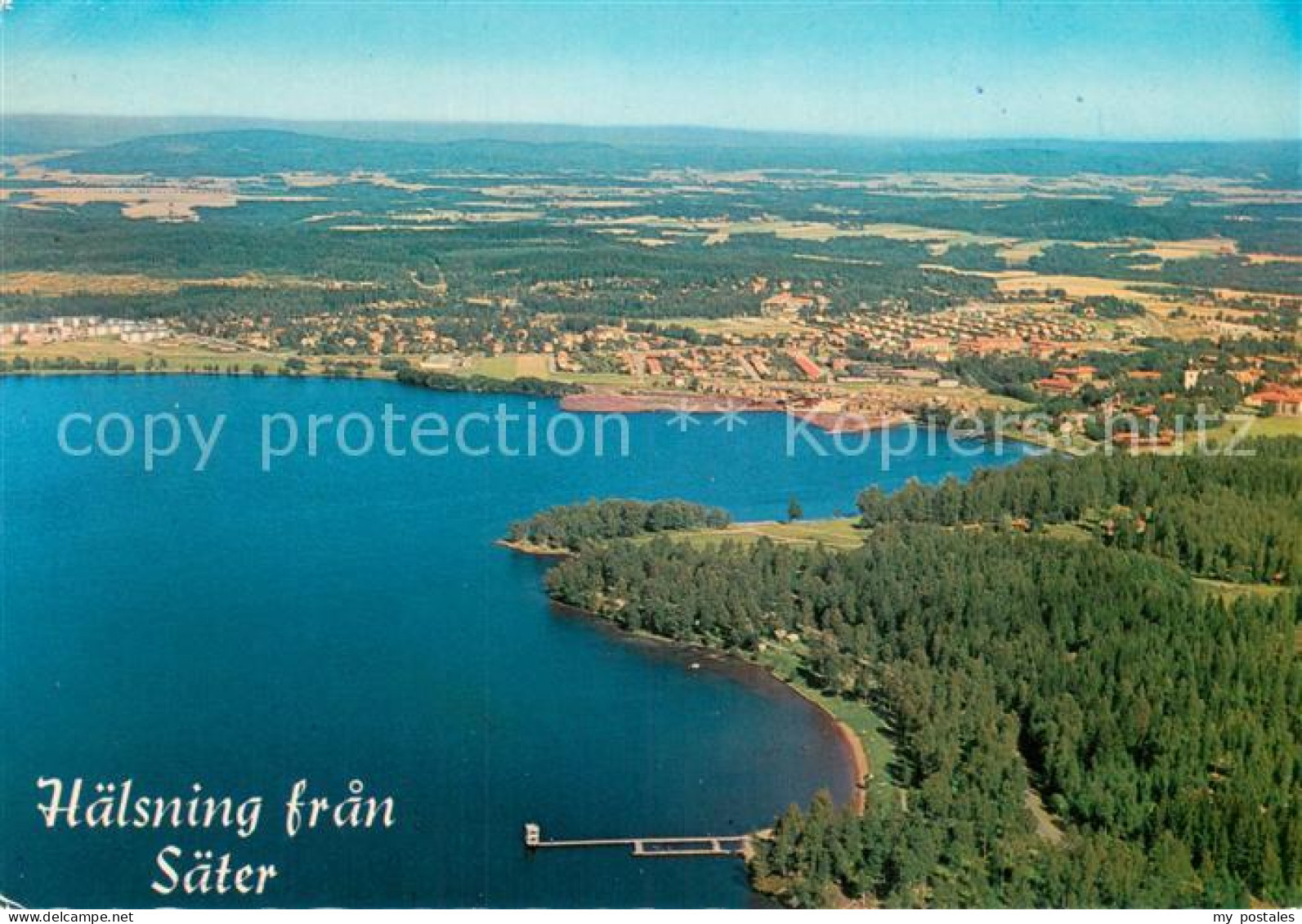 73779377 Saeter Dalarna Sweden Fliegeraufnahme  - Suecia