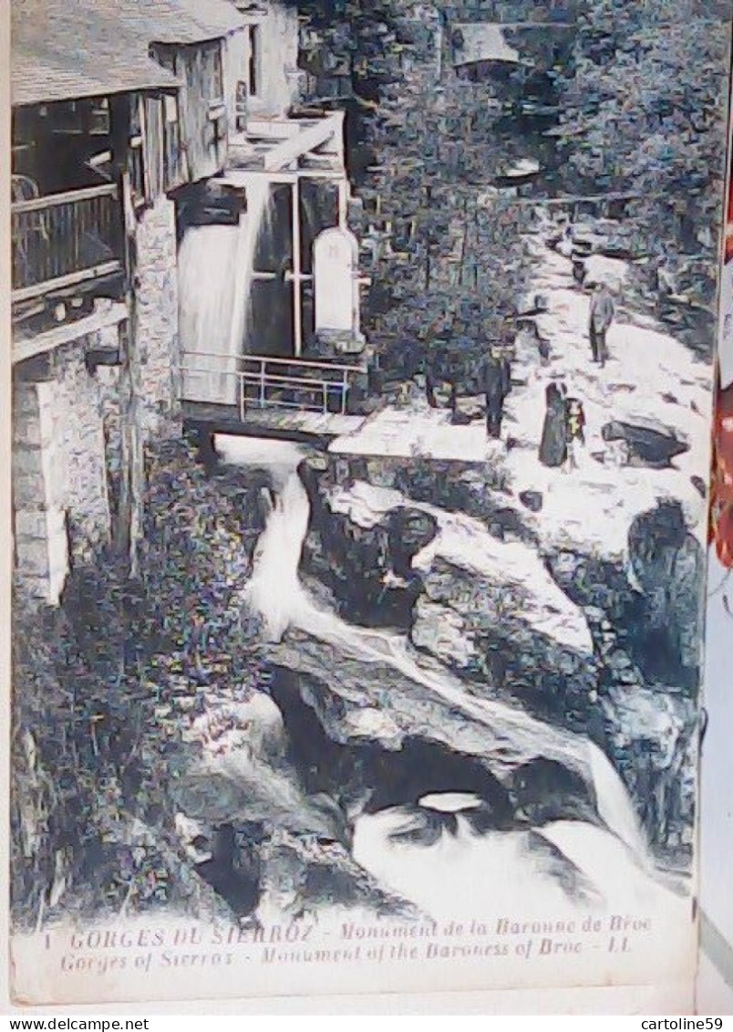 FRANCE 73 , GORGES Du SIERROZ , Monument De La Baronne De Broc MULINO MUOLIN N1920 JV6306 - Autres & Non Classés