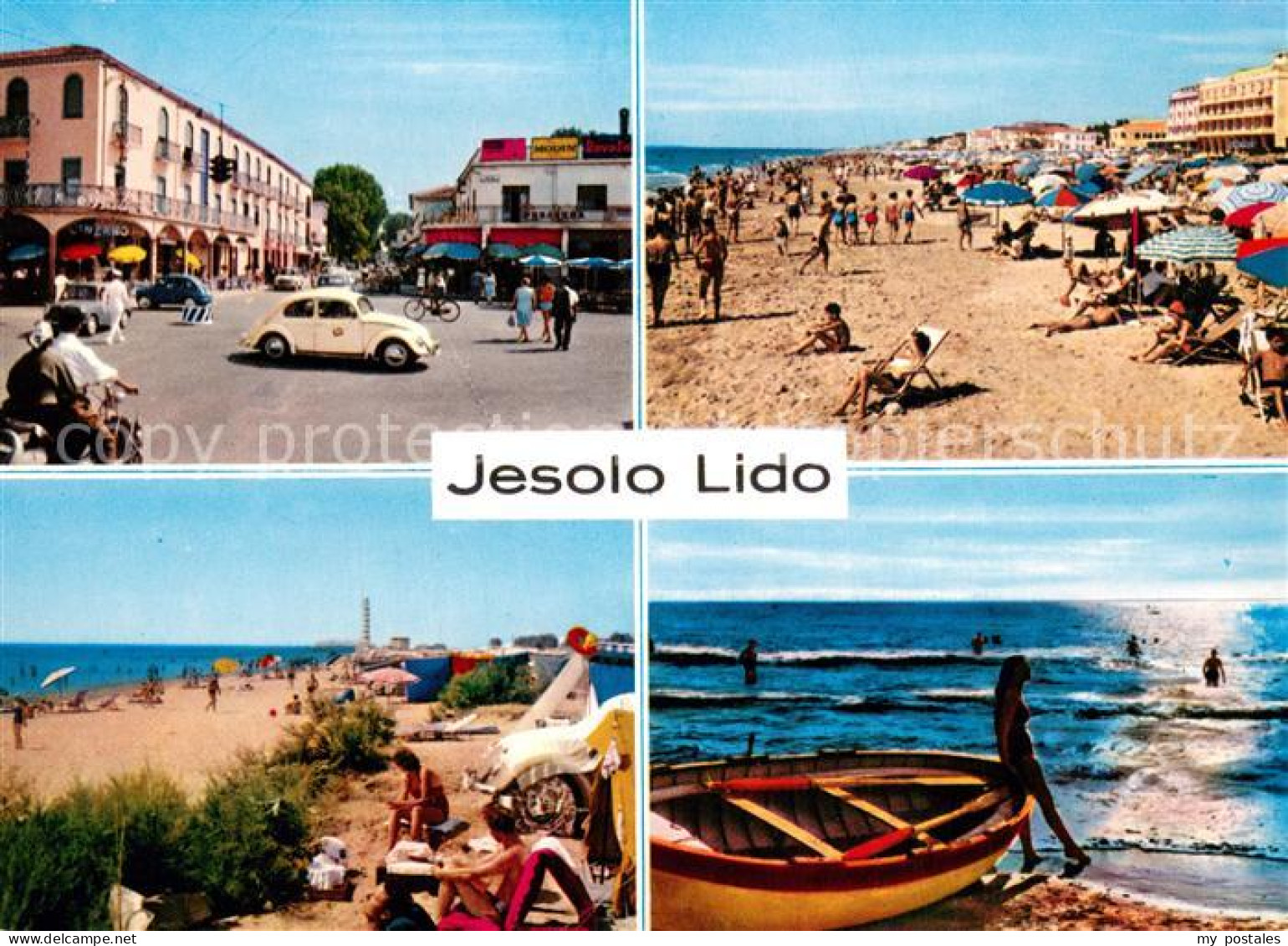 73779292 Jesolo IT Strandleben Strassenpartie  - Other & Unclassified