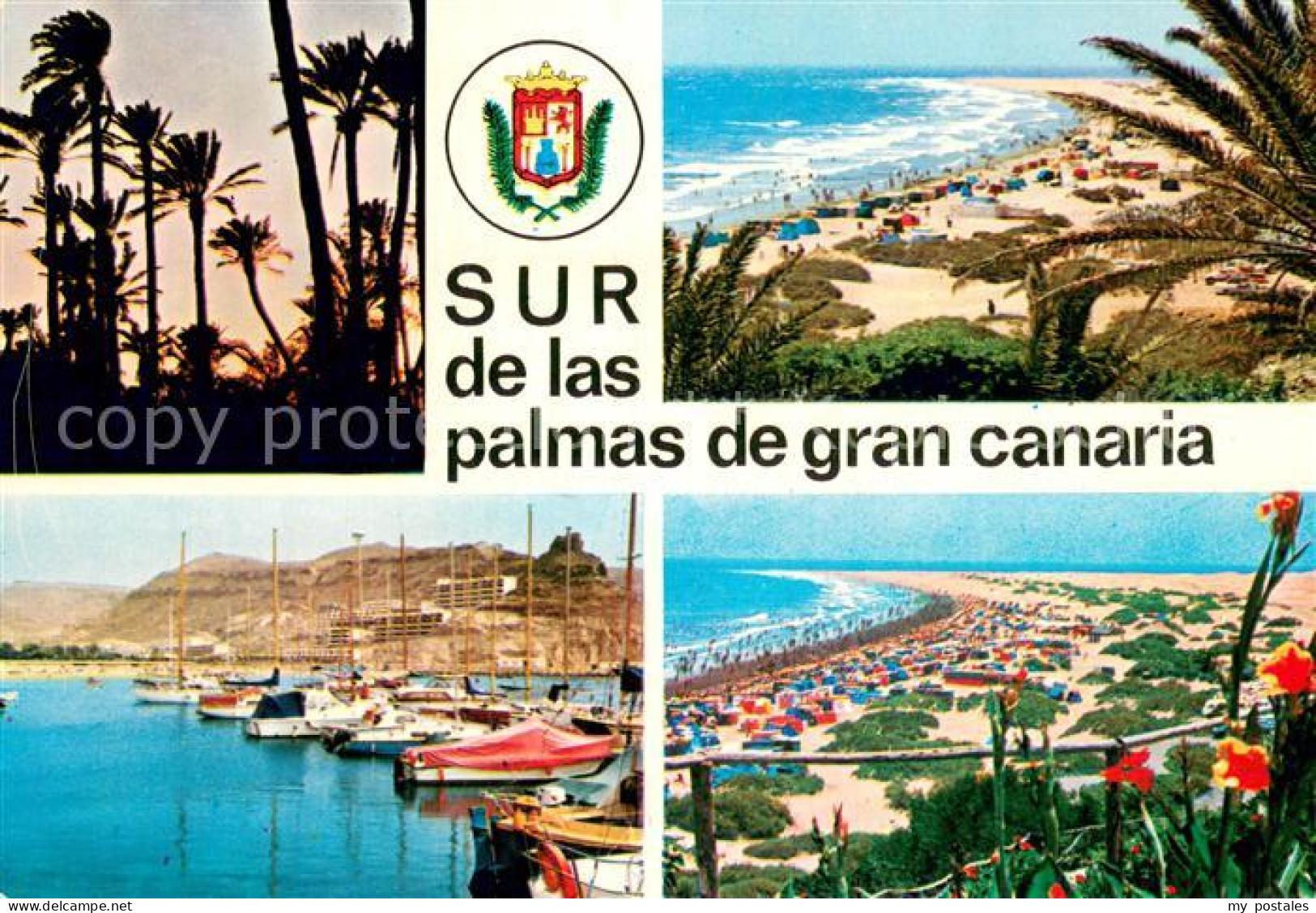 73779222 Las Palmas Gran Canaria Palmen Strandpartien Yachthafen Las Palmas Gran - Altri & Non Classificati