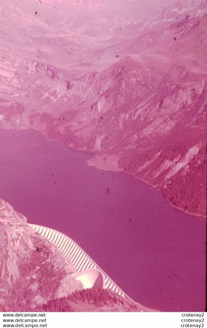 Photo Diapo Diapositive Slide La France Aérienne N°88 Le BARRAGE De ROSELEND Dans Les Alpes VOIR ZOOM - Diapositives