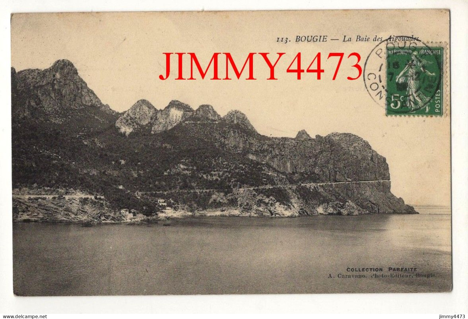 CPA - BOUGIE En 1912 ( Bejaia ) La Baie Des Aigouades - N° 113 - Coll. PARFAITE - A. Caravanno - Bejaia (Bougie)