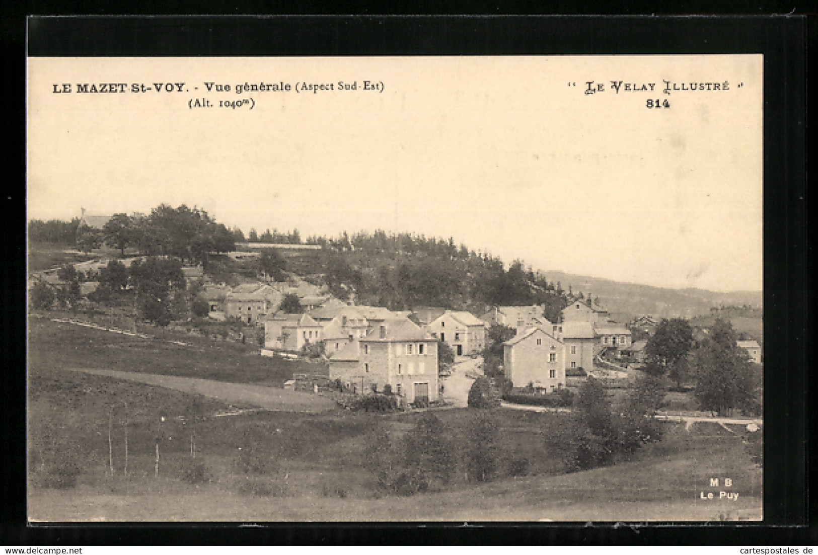 CPA Le Mazet St-Voy, Vue Generale  - Autres & Non Classés