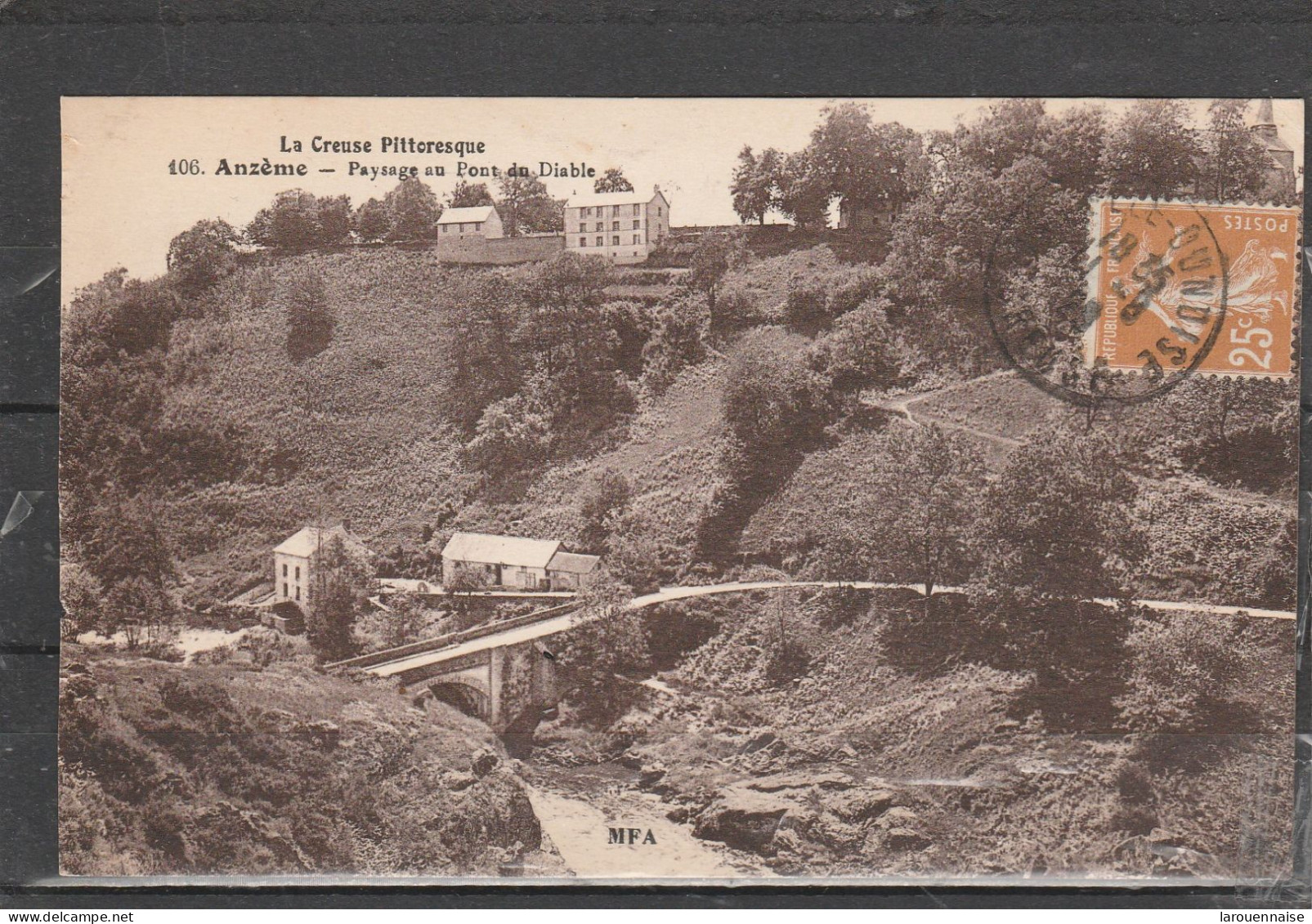 23 - ANZEME - Paysage Au Pont Du Diable - Autres & Non Classés