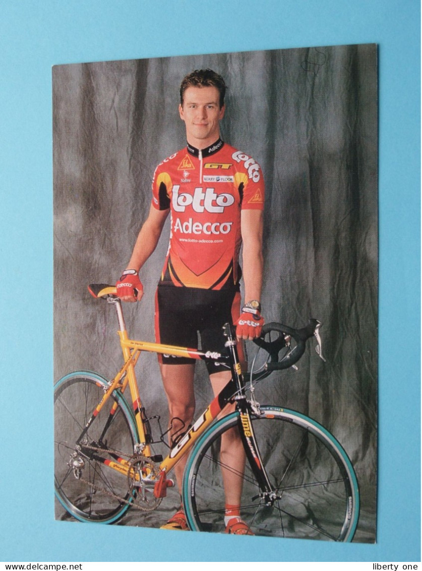 Lef VERBRUGGHE > LOTTO - ADECCO Team ( Zie / Voir SCANS ) Format CP ( Edit.: Print 2001 ) ! - Cycling