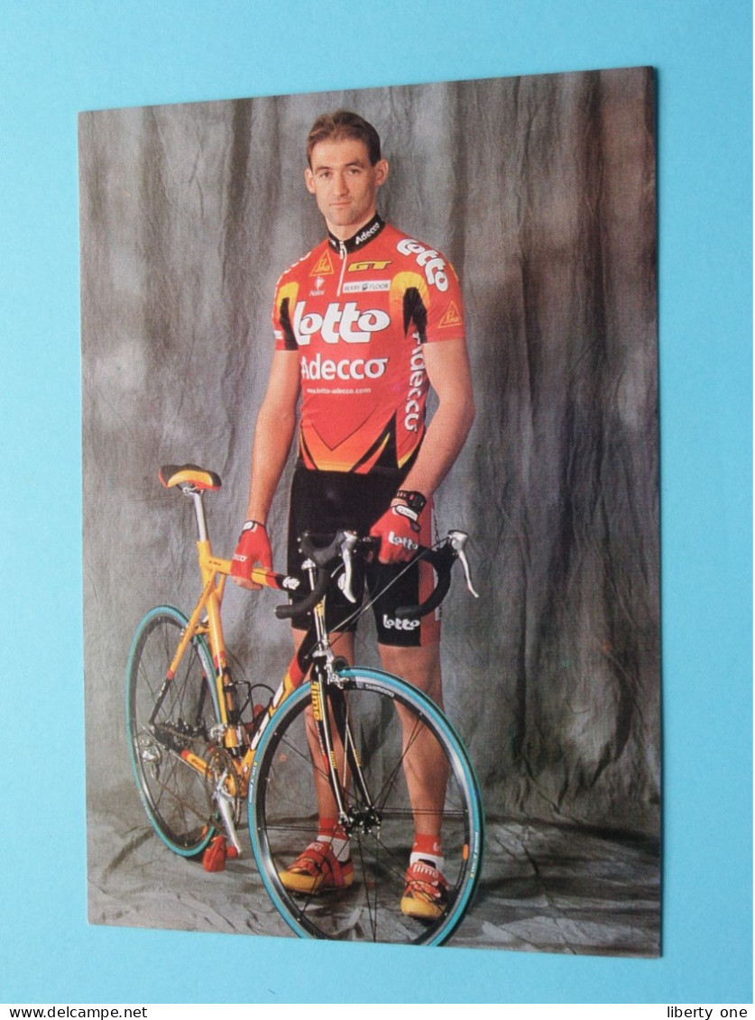 Hans DE CLERCQ > LOTTO - ADECCO Team ( Zie / Voir SCANS ) Format CP ( Edit.: Print 2001 ) ! - Wielrennen