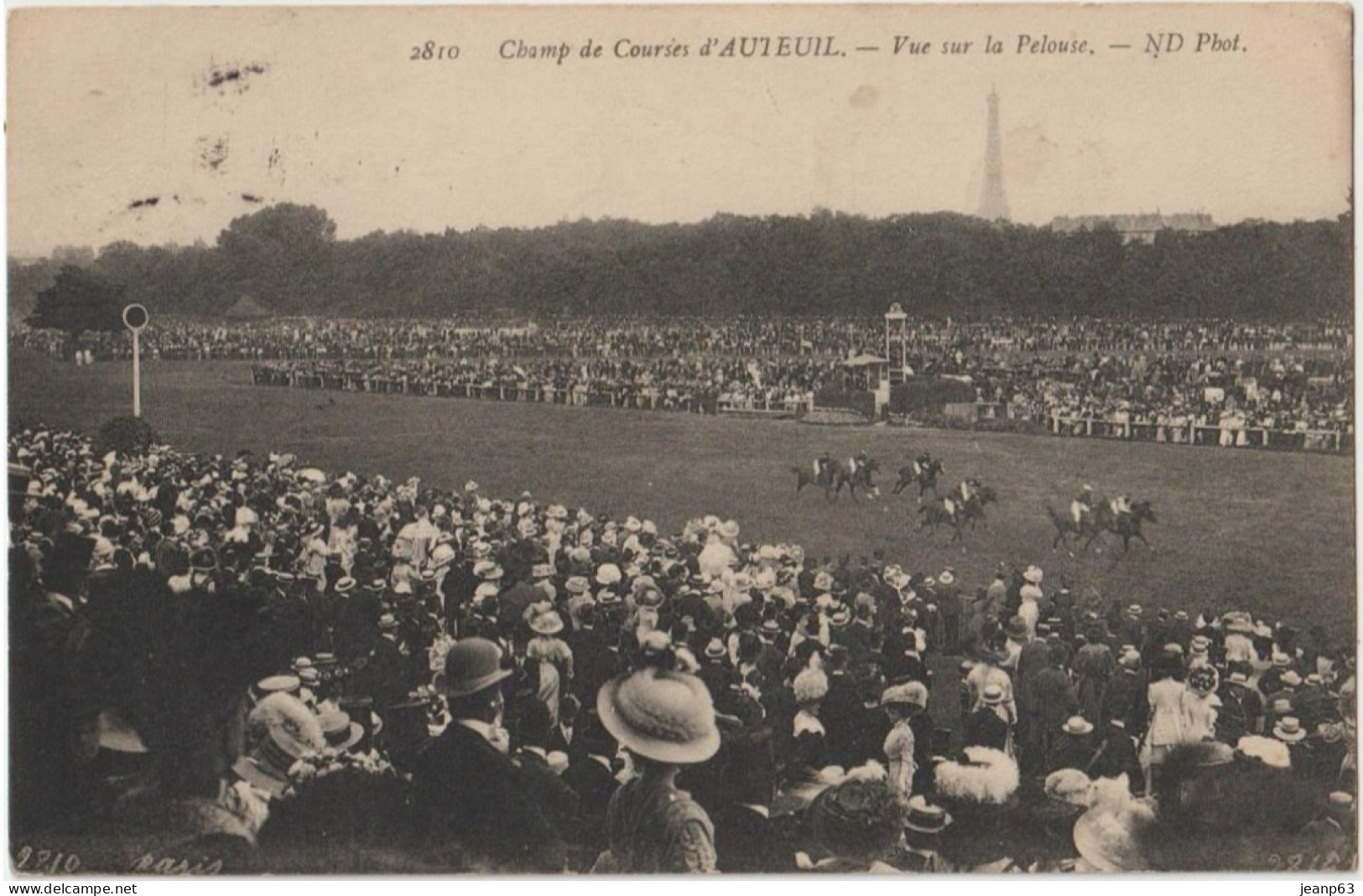 2810 Champ De Courses D'AUTEUIL. - Vue Sur La Pelouse. - Distretto: 16