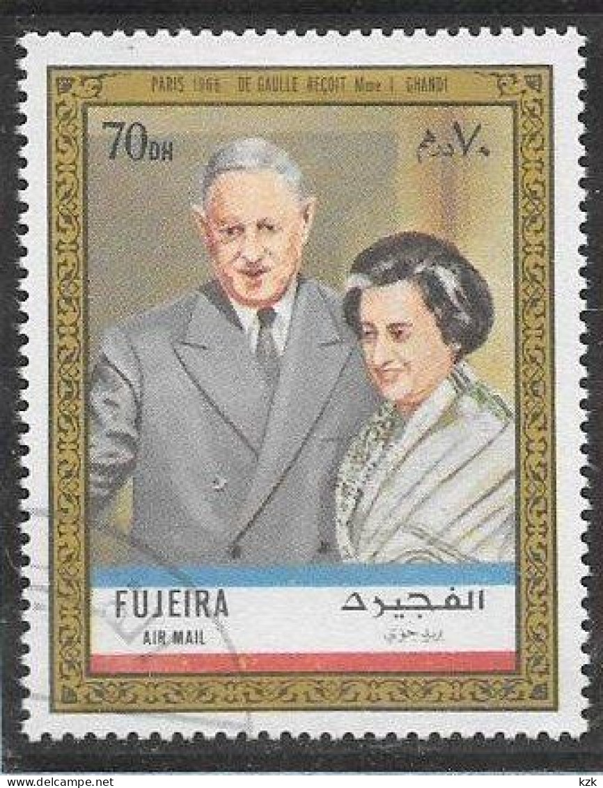 08	25 162		Émirats Arabes Unis - FUJEIRA - De Gaulle (Generaal)