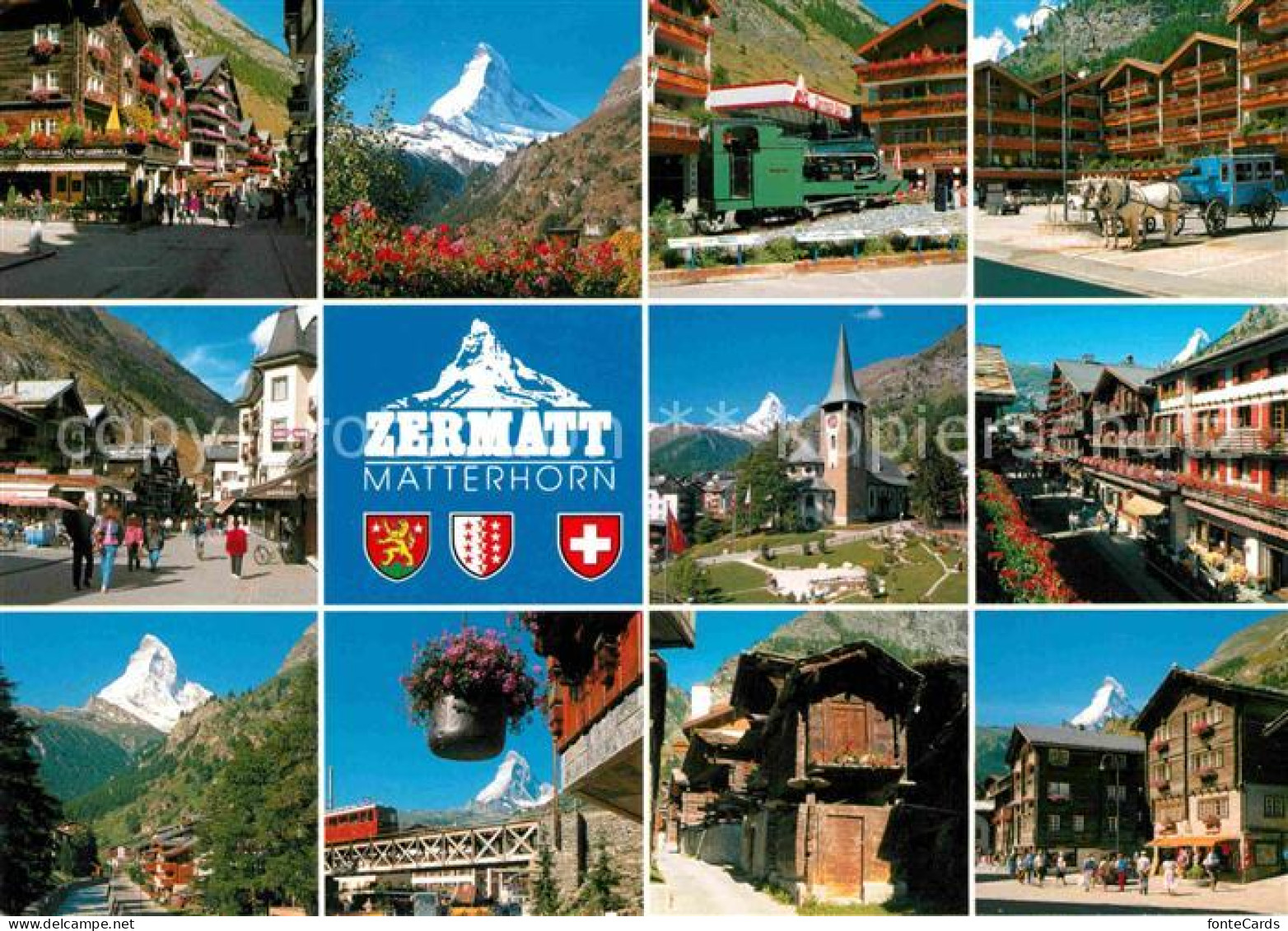 12715778 Zermatt VS Matterhorn Ortsansichten Kirche  Zermatt - Other & Unclassified