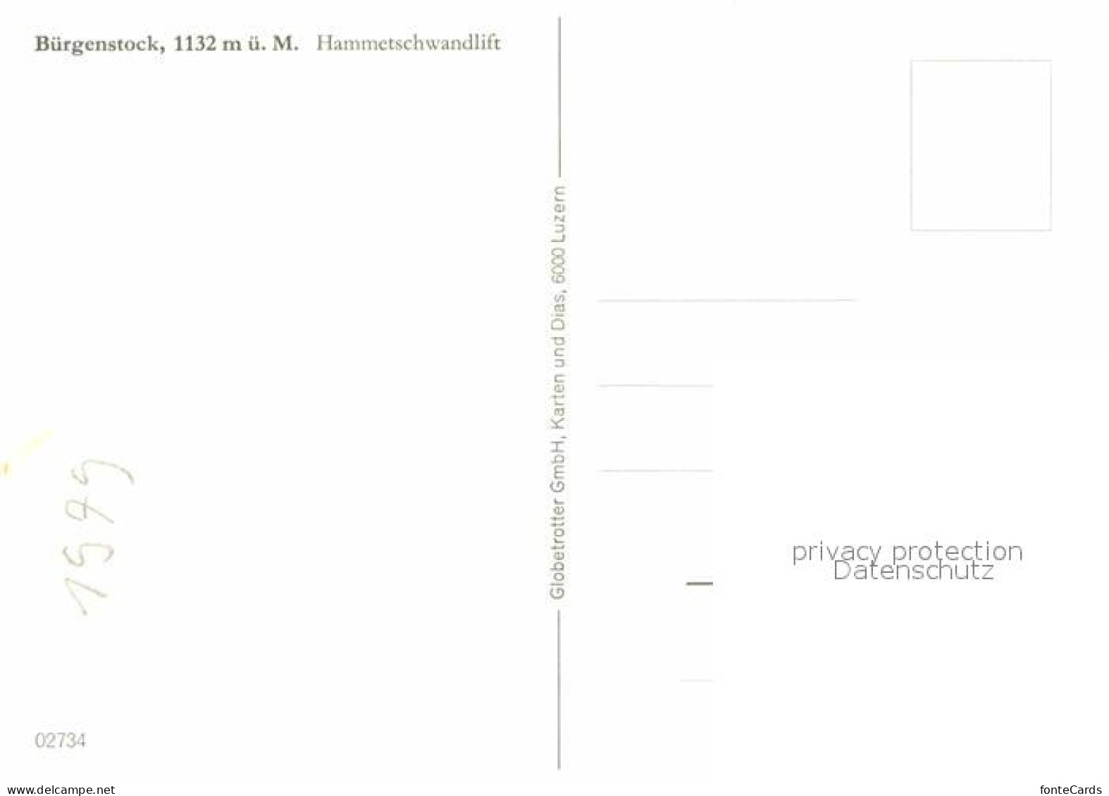 12715708 Buergenstock Vierwaldstaettersee Hammetschwandlift Buergenstock - Otros & Sin Clasificación