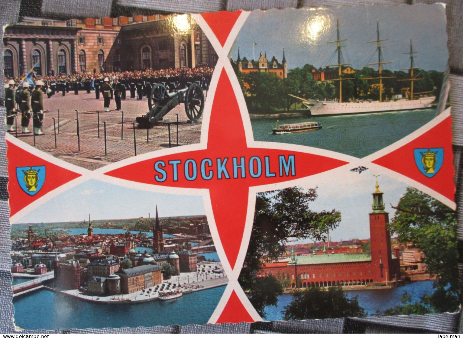 SWEDEN SVERIGE STOCKHOLM MULTI VIEW PANORAMA POSTCARD ANSICHTSKARTE CARTE POSTALE POSTKARTE CARTOLINA PHOTO CARD - Schweden