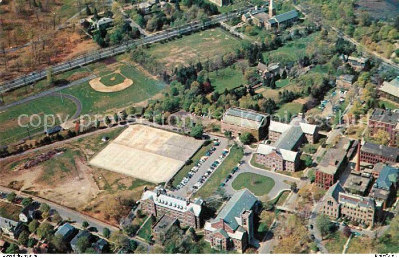 12714997 Worcester_Massachusetts Fliegeraufnahme Worcester Polytechnic Institute - Andere & Zonder Classificatie