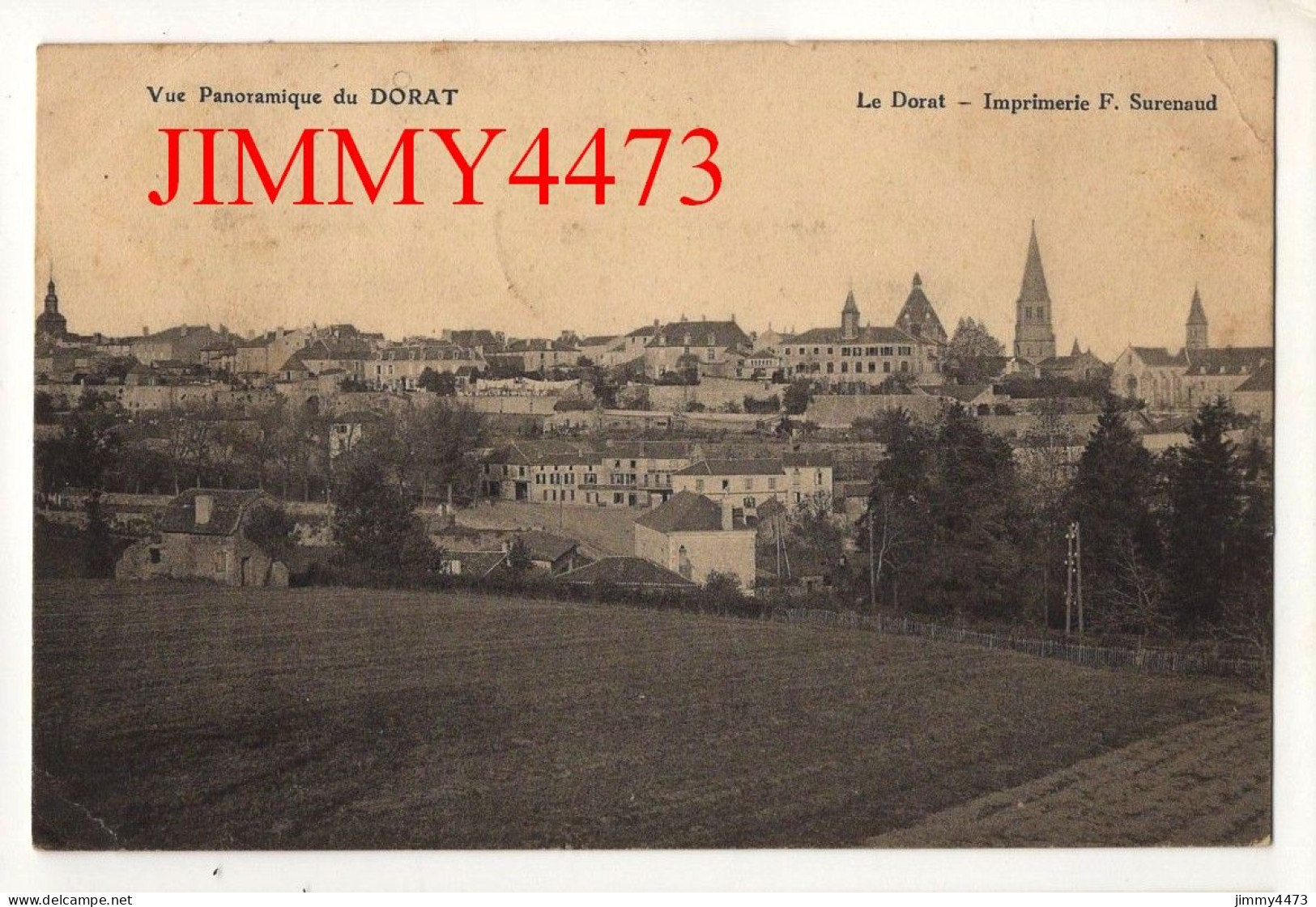 CPA - Le Dorat En 1907 - Vue Panoramique Du DORAT - Imp. F. Surenaud - Le Dorat - Le Dorat