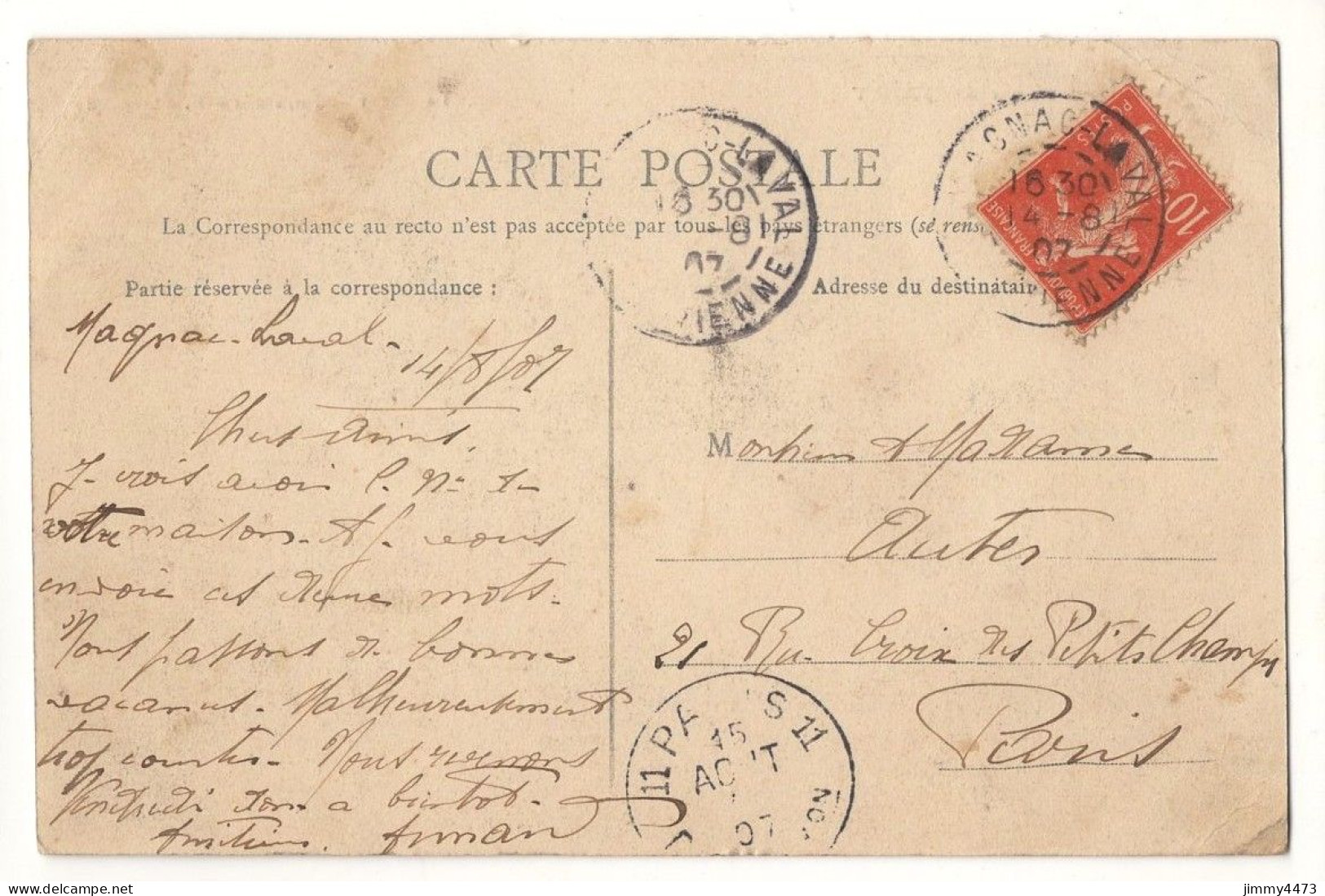 CPA - Le Dorat En 1907 - Vue Panoramique Du DORAT - Imp. F. Surenaud - Le Dorat - Le Dorat