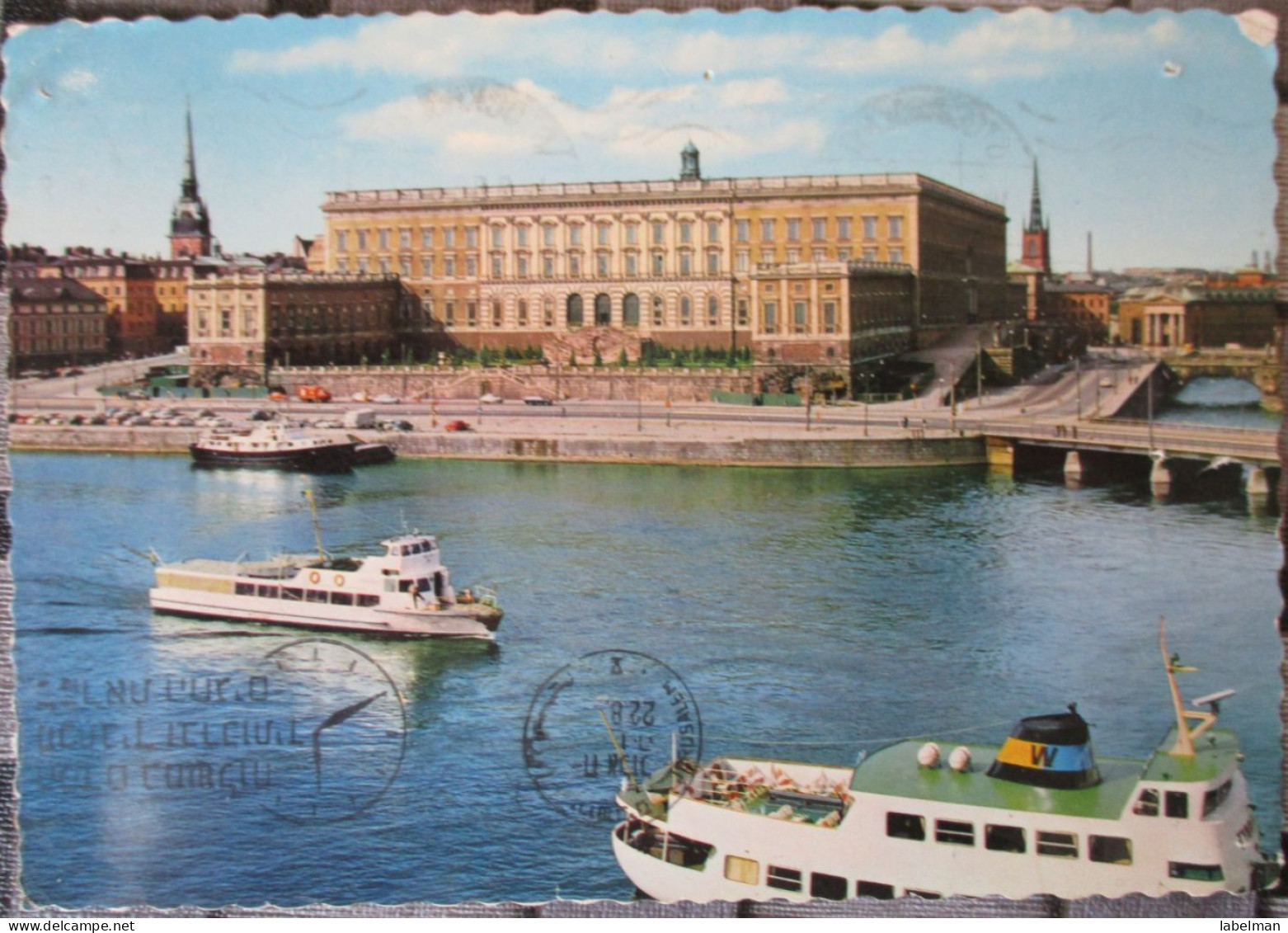 SWEDEN SVERIGE STOCKHOLM ROYAL PALACE POSTCARD ANSICHTSKARTE CARTE POSTALE POSTKARTE CARTOLINA PHOTO CARD - Suède