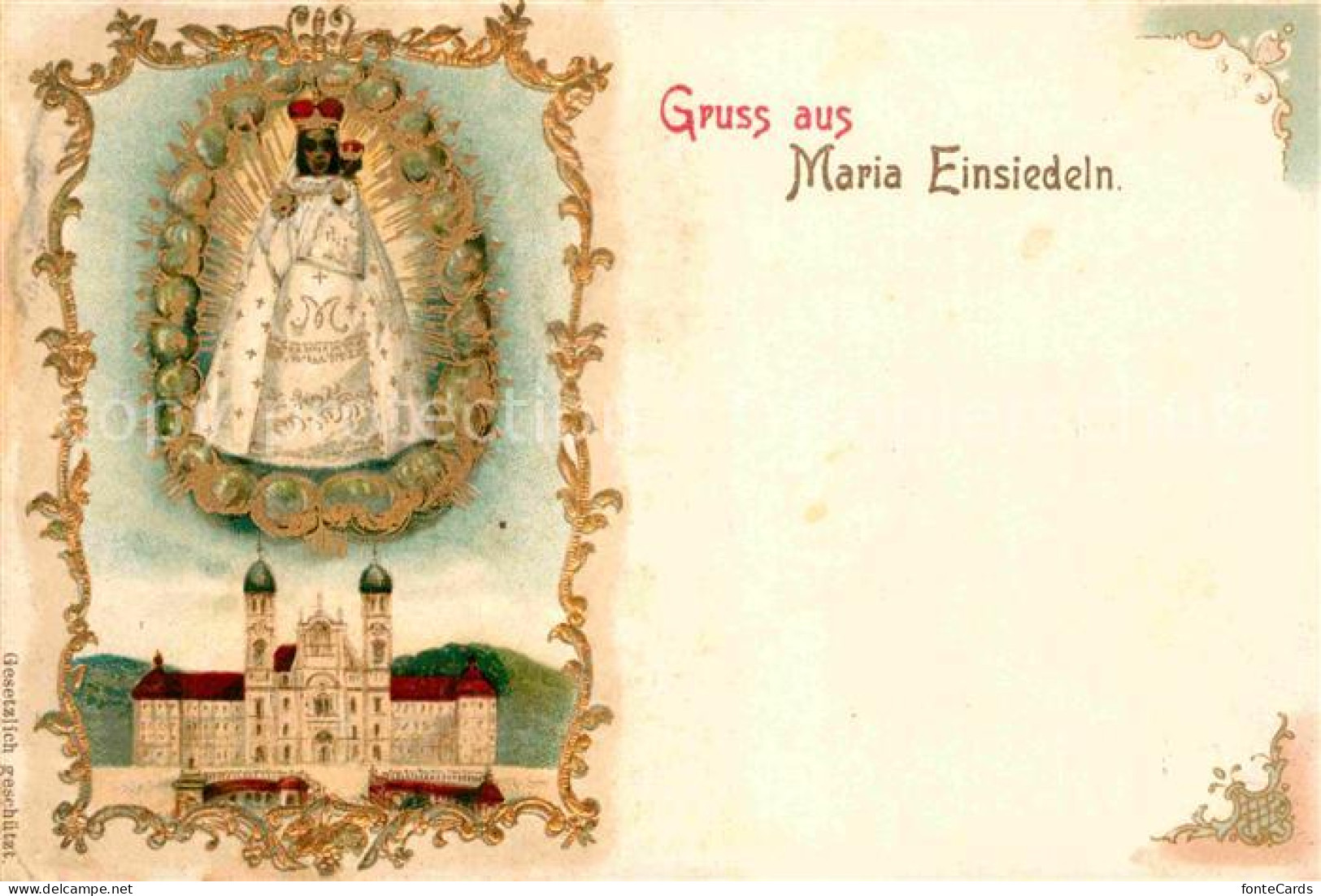 12714040 Einsiedeln SZ Kloster Maria Einsiedeln Gnadenbild Einsiedeln SZ - Sonstige & Ohne Zuordnung
