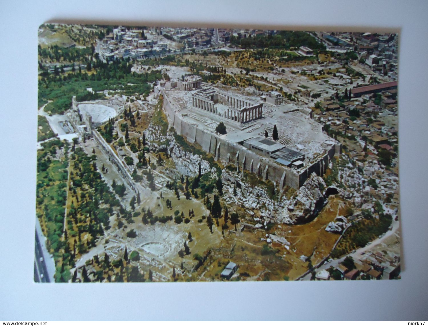 GREECE  POSTCARDS  ACROPOLE ATHENS    ON AIR     FOR MORE PURCHASES 10% DISCOUNT - Grèce