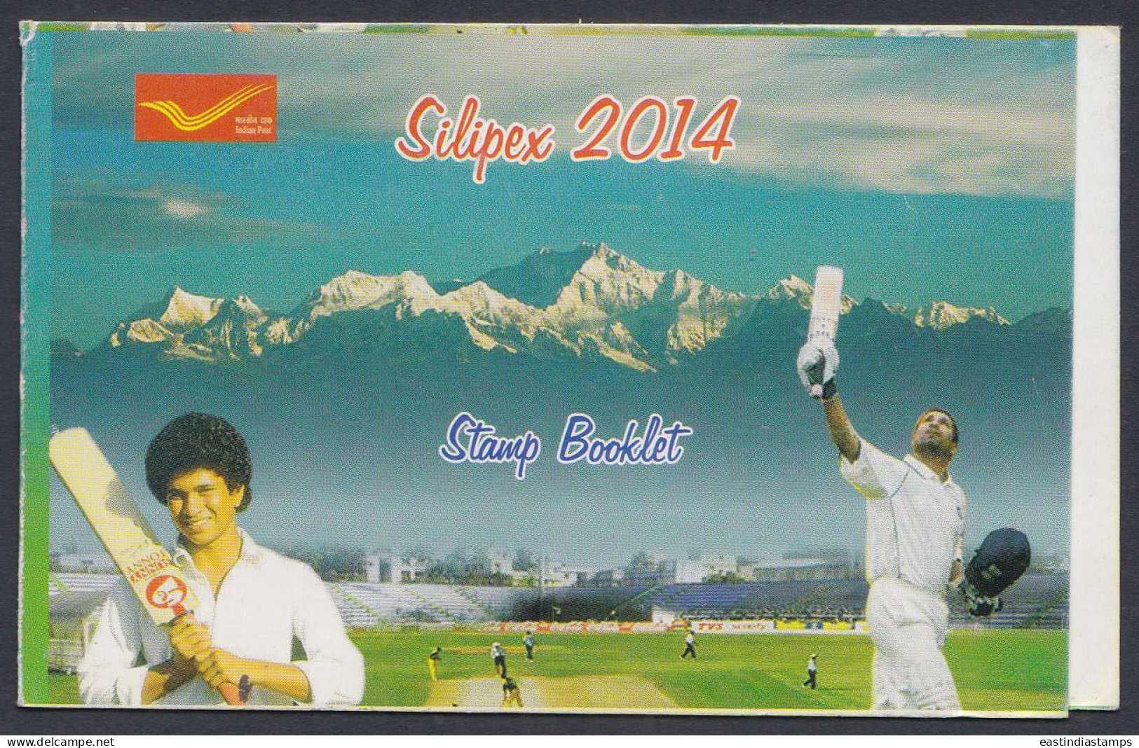 Inde India 2014 Mint Stamp Booklet Sachin Tendulkar, Cricket, Sport, Sports, Mountain, Mountains, Sikkim, Stadium - Other & Unclassified