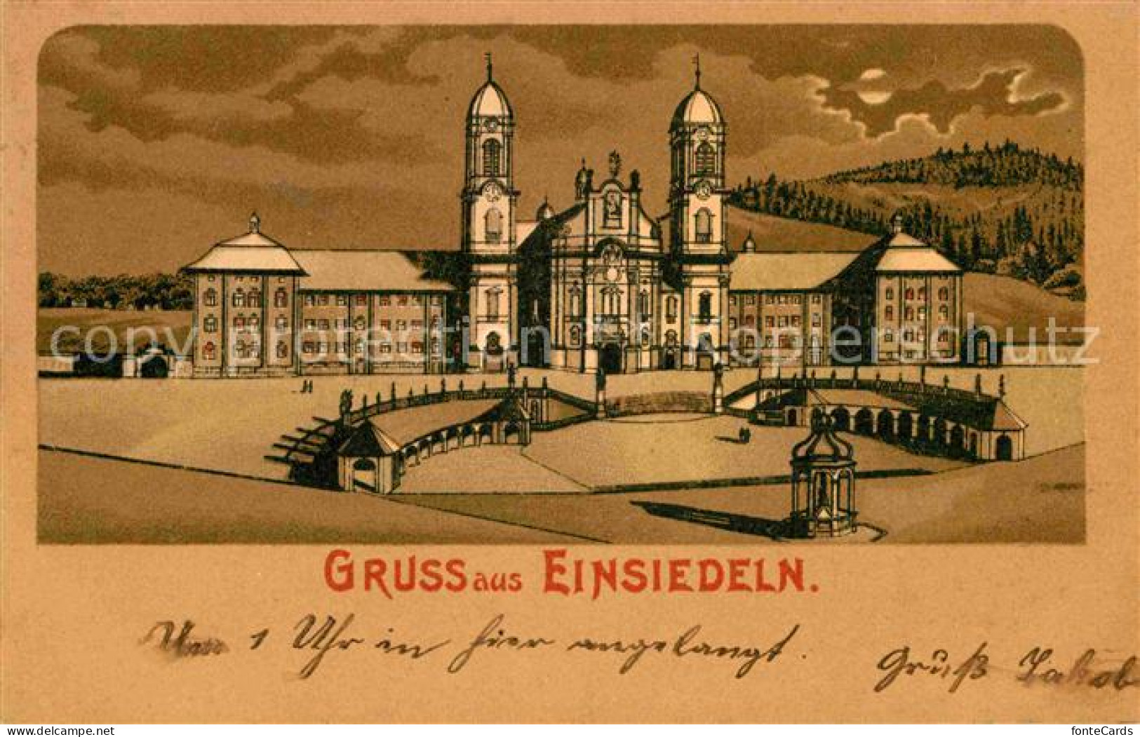 12712794 Einsiedeln SZ Klosterkirche Einsiedeln SZ - Sonstige & Ohne Zuordnung