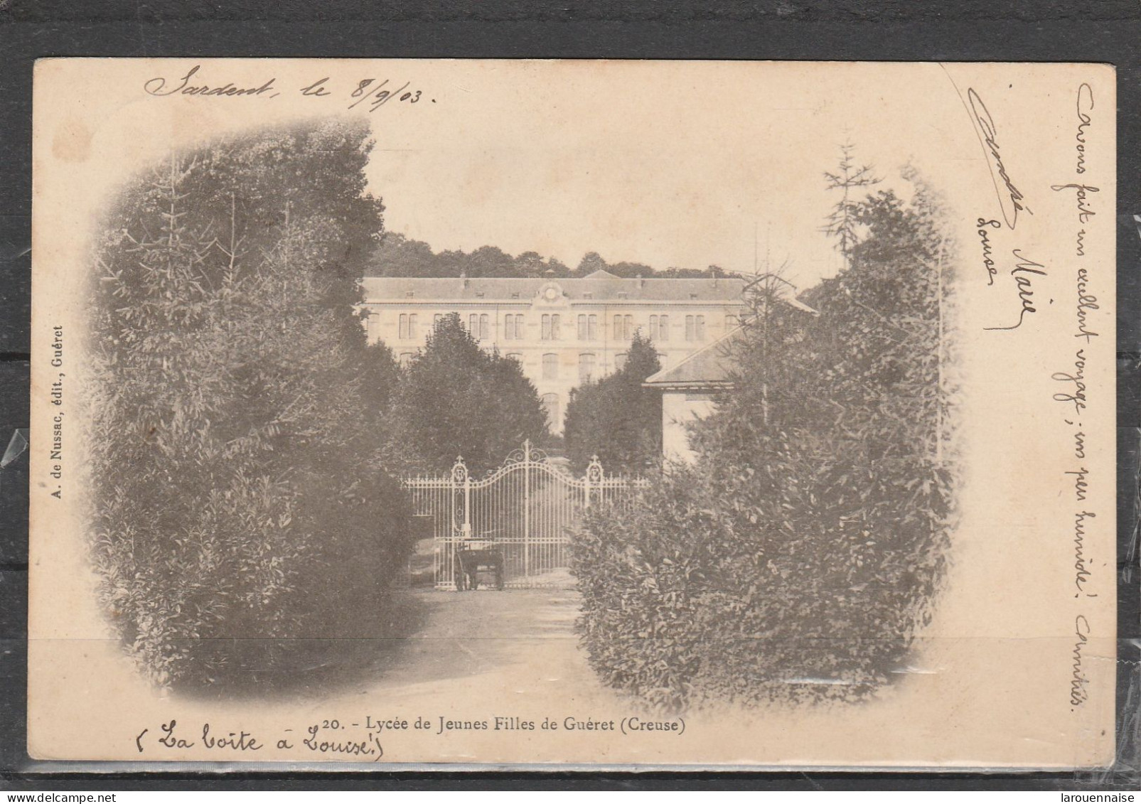 23 - GUERET - Lycée De Jeunes Filles De Guéret - Guéret