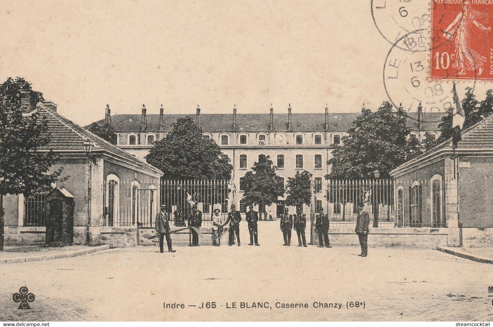 36 LE BLANC. Caserne Chanzy 1908 - Le Blanc