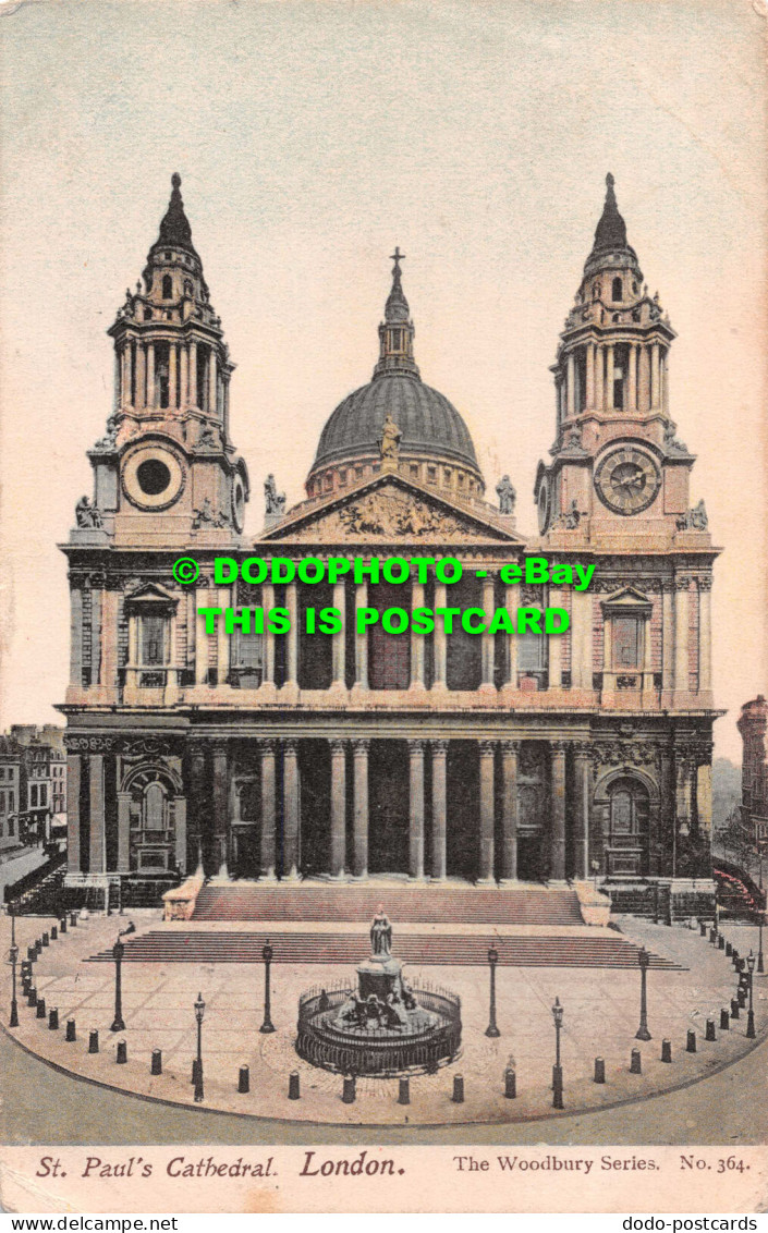 R535860 London. St. Paul Cathedral. Woodbury Series. No. 364. 1905 - Otros & Sin Clasificación