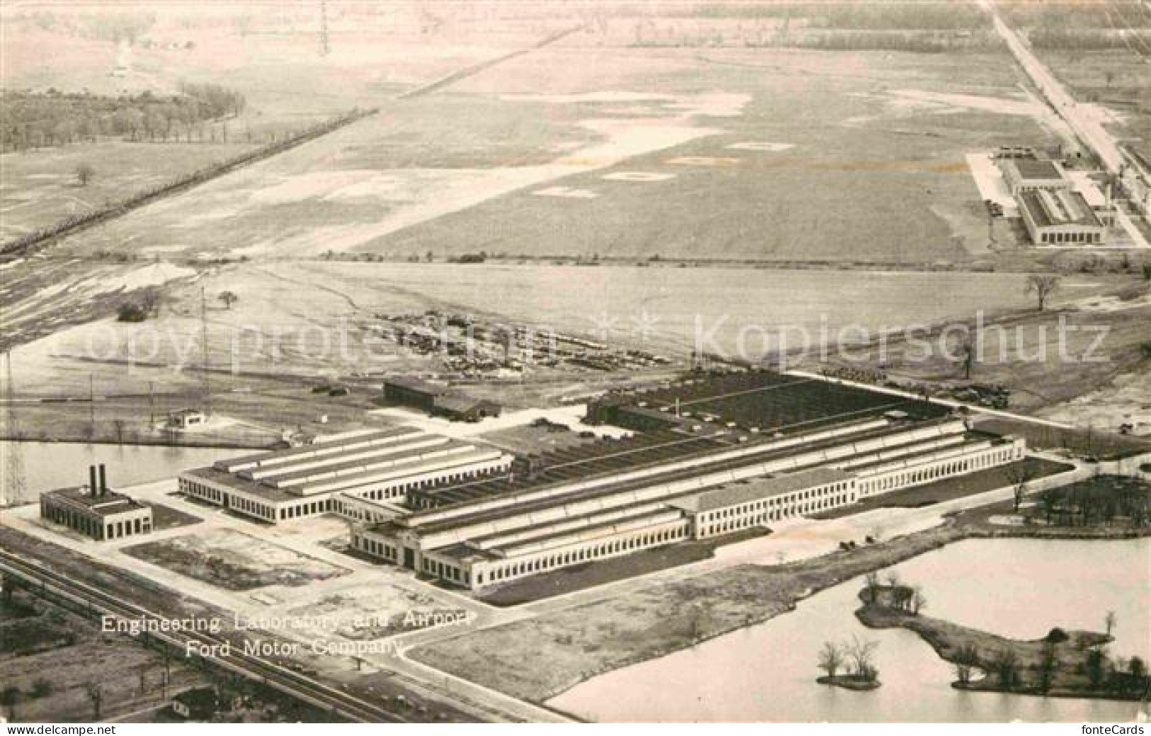 12711945 Dearborn_Michigan Engineering Laboratory And Airport Ford Motor Company - Altri & Non Classificati