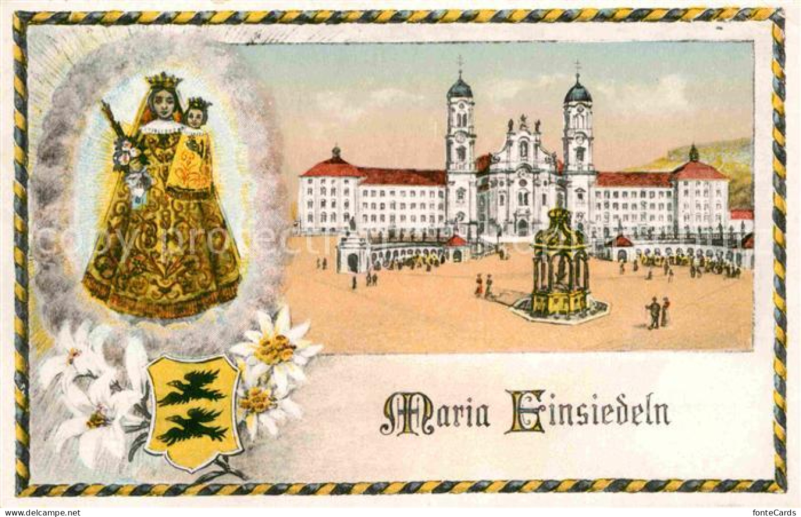 12711920 Einsiedeln SZ Kloster Maria Einsiedeln Gnadenbild Einsiedeln SZ - Sonstige & Ohne Zuordnung