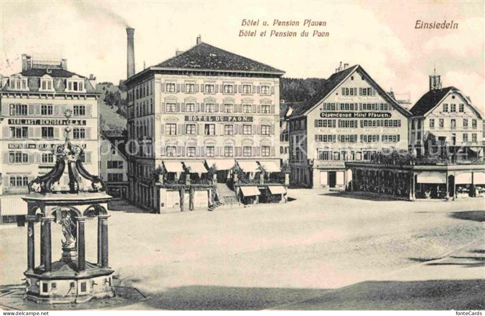 12711914 Einsiedeln SZ Hotel Und Pension Pfauen Einsiedeln SZ - Sonstige & Ohne Zuordnung