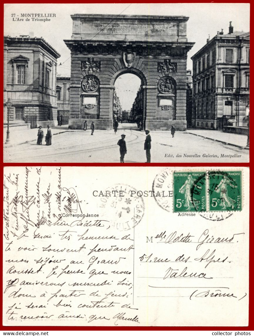 France. Lot Of 19 Vintage Postcards. All Posted With Stamps [de137] - Verzamelingen & Kavels