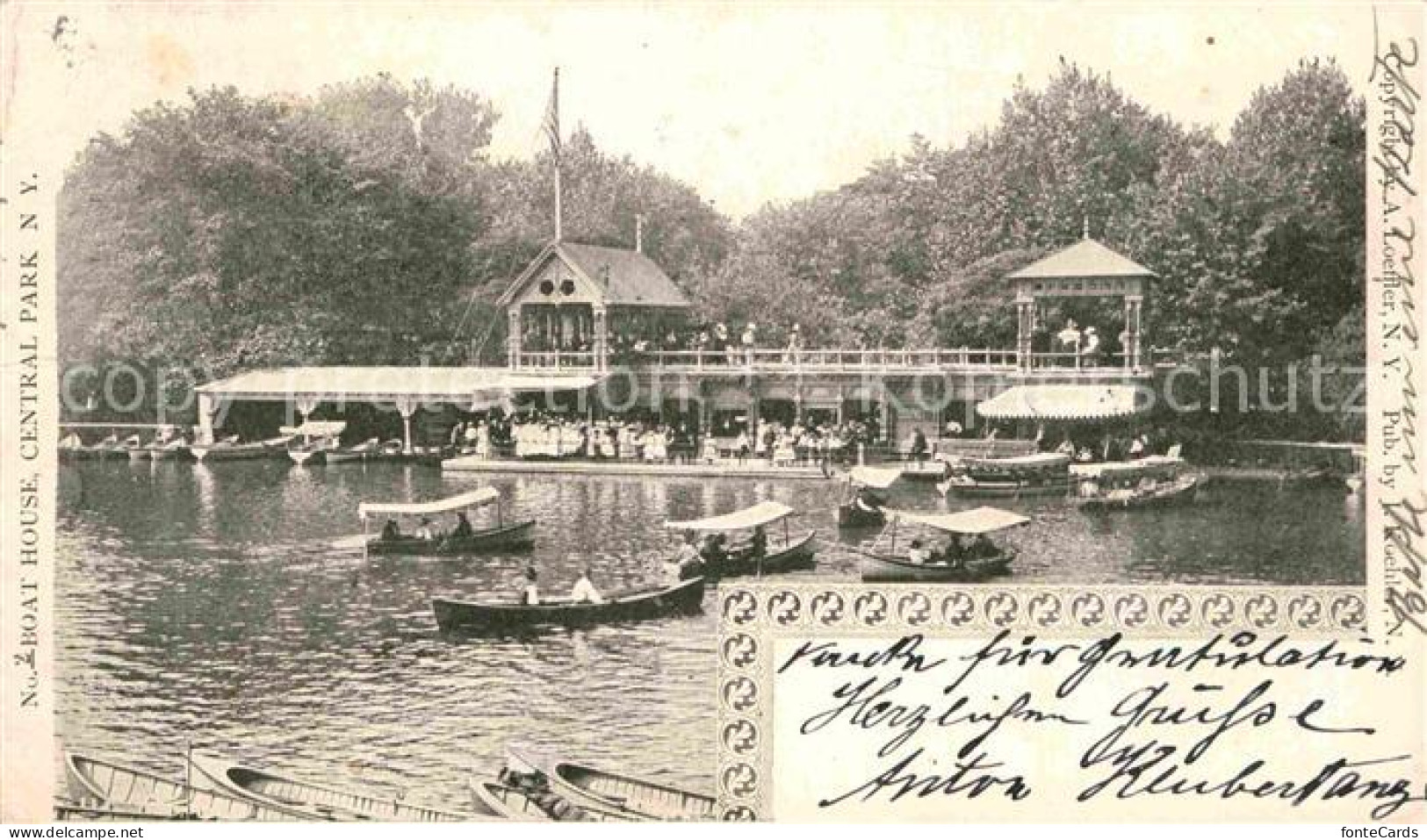 12711070 New_York_City Central Park Boat House - Andere & Zonder Classificatie