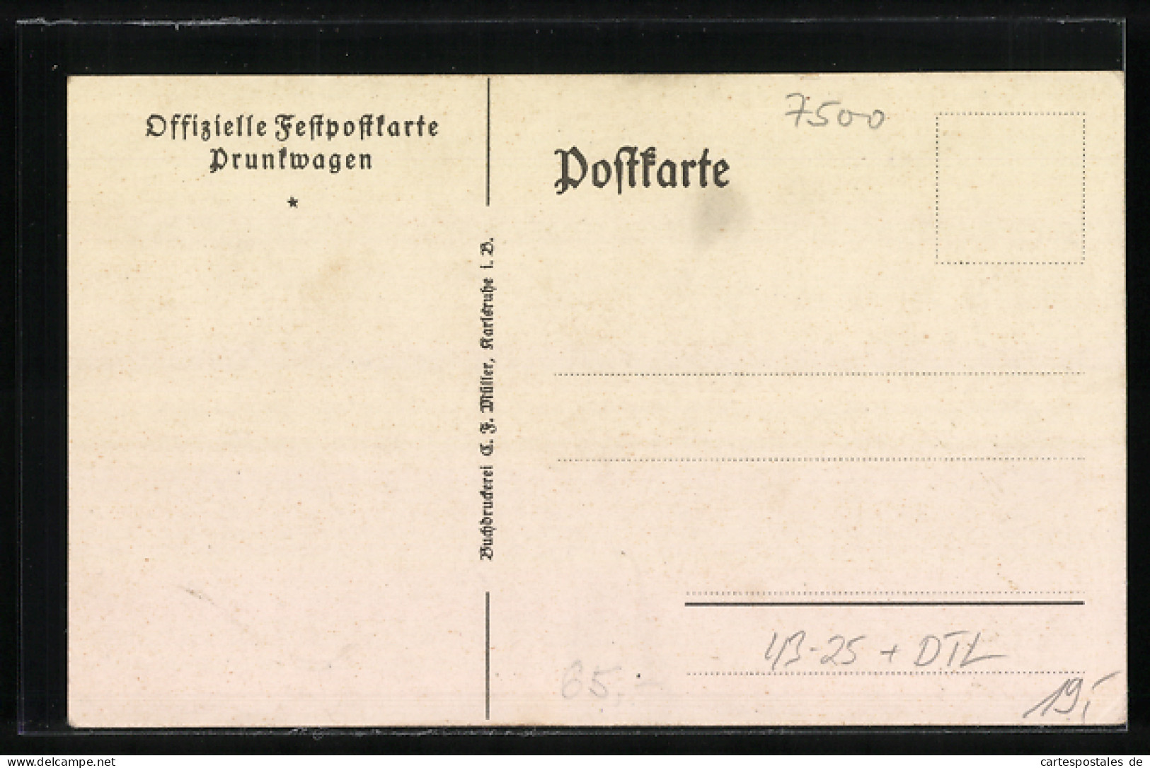 Künstler-AK Karlsruhe, 2. Südd. Buchdrucker-Sängertag Pfingsten 1925  - Altri & Non Classificati