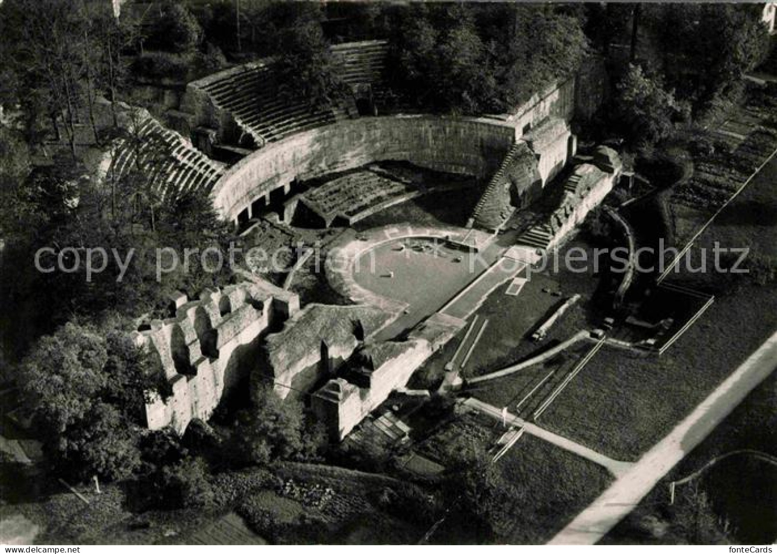 12707774 Augusta Raurica Roemisches Theater Amphitheater Fliegeraufnahme Basel - Altri & Non Classificati