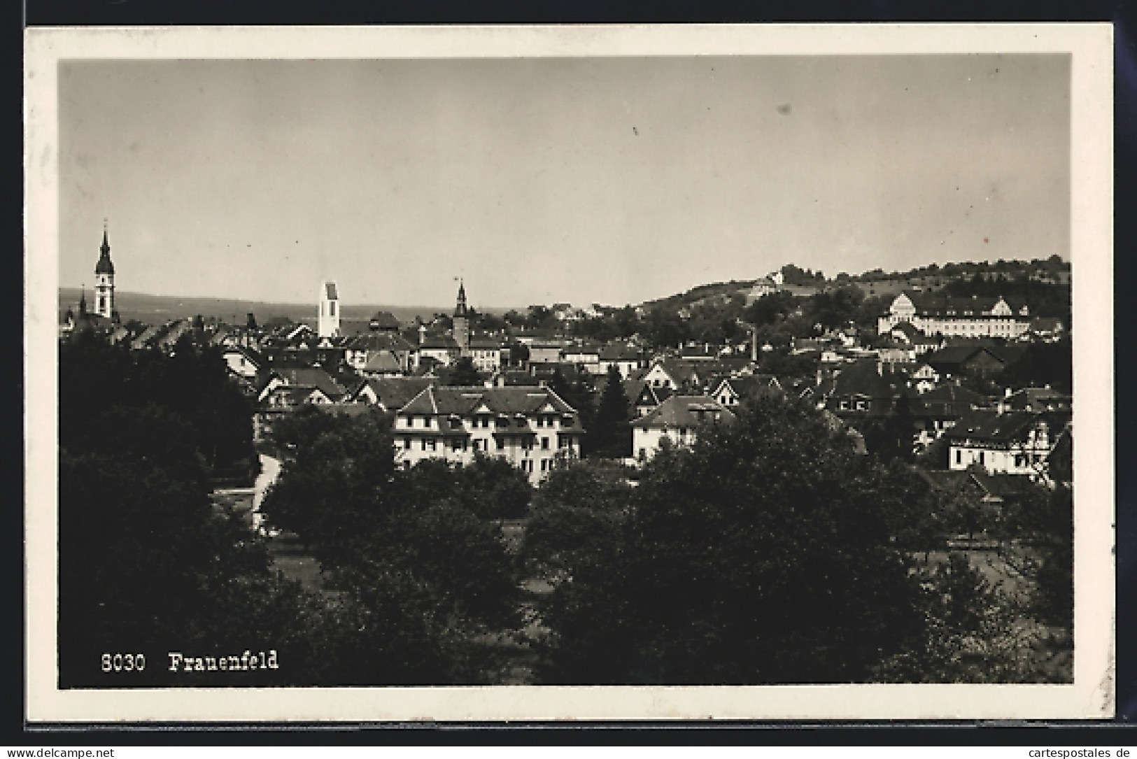 AK Frauenfeld, Ortsansicht Hinter Bäumen  - Frauenfeld