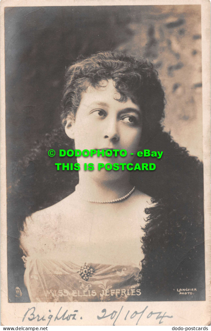 R536047 Miss Ellis Jeffries. Tuck. Real Photograph Series 5054. Langfier. 1904 - Mundo