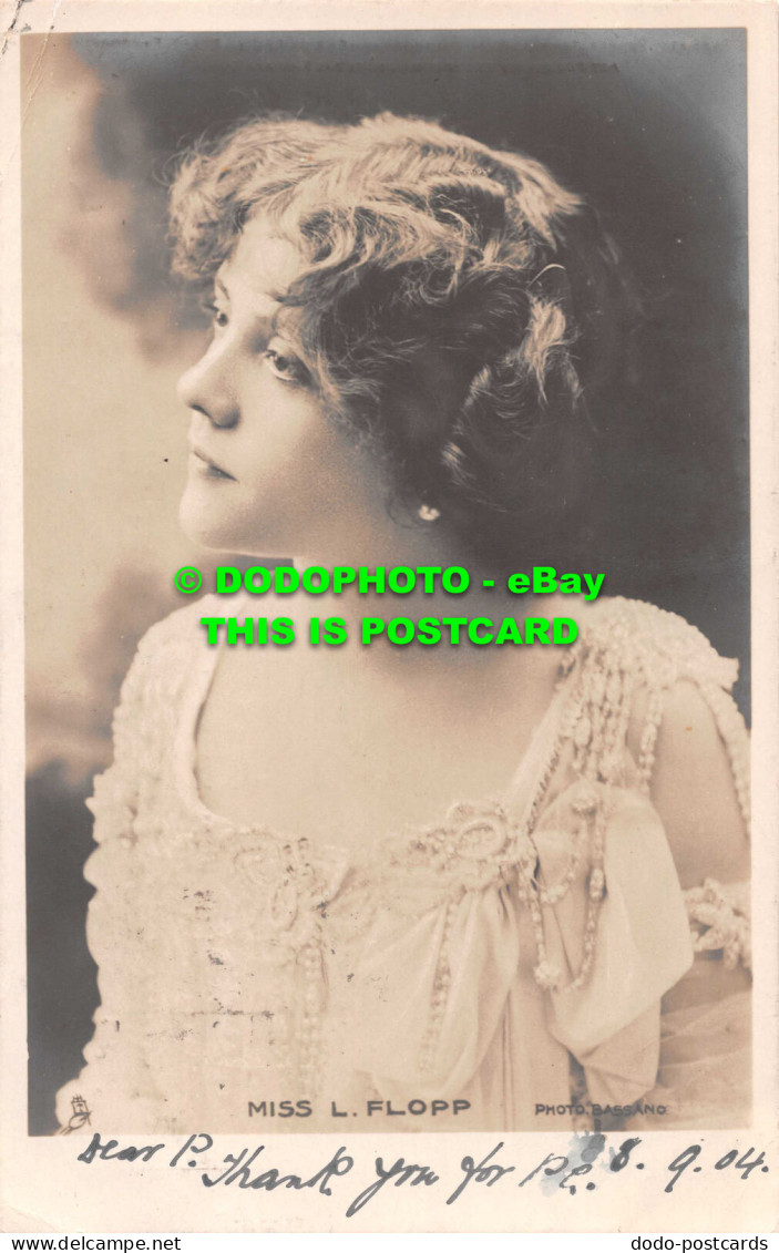 R536056 Miss L. Flopp. Tuck. Real Photograph Series 5064. Bassano. 1904 - Mundo