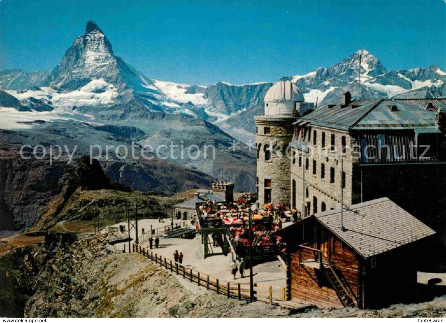 12701061 Zermatt VS Kulmhotel Station Gornergrat Matterhorn Dent Blanche Wallise - Other & Unclassified