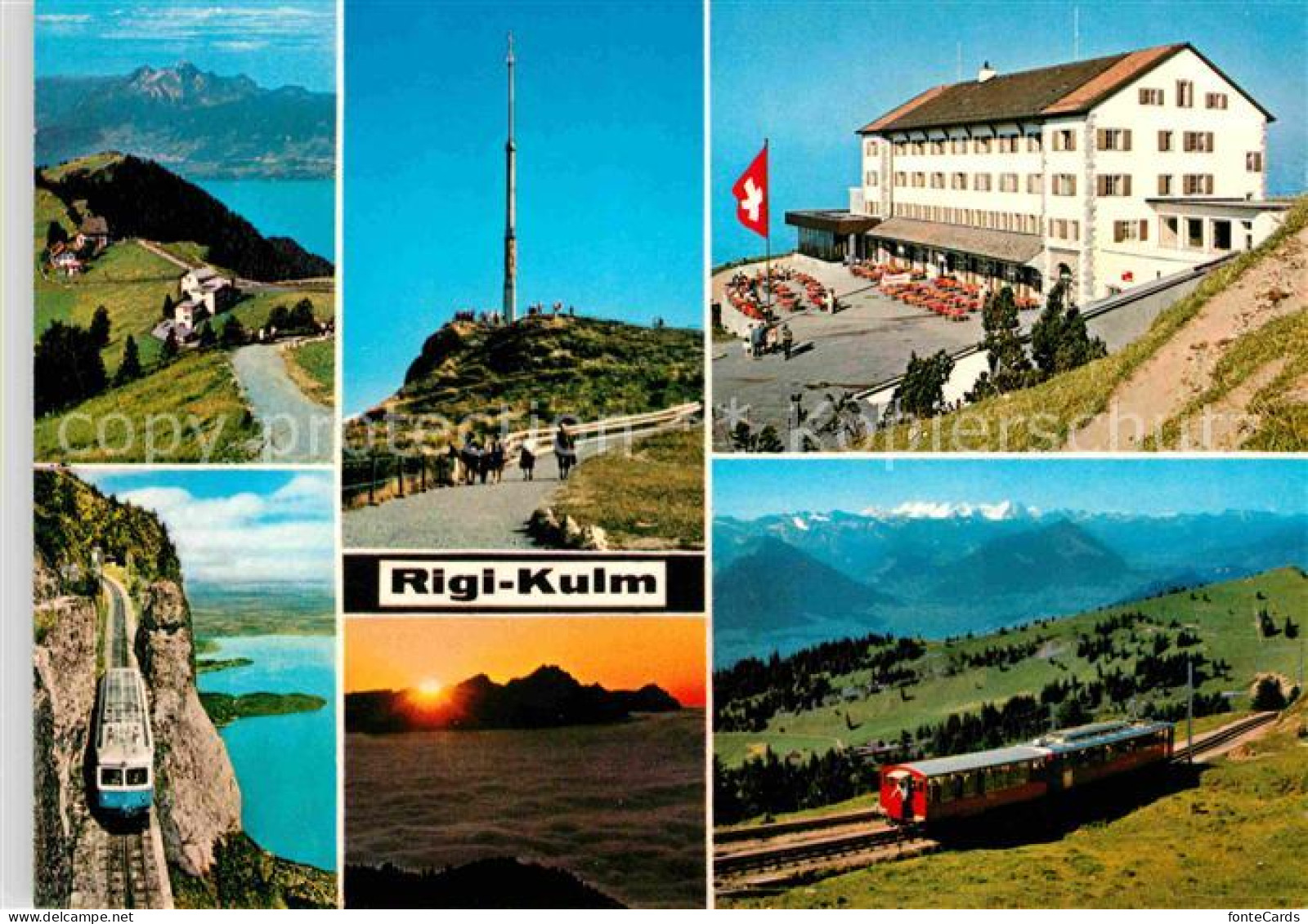 12692674 Rigi Kulm Hotel Rigi-Kulm Rigi-Staffel Vierwaldstaettersee Pilatus Arth - Andere & Zonder Classificatie