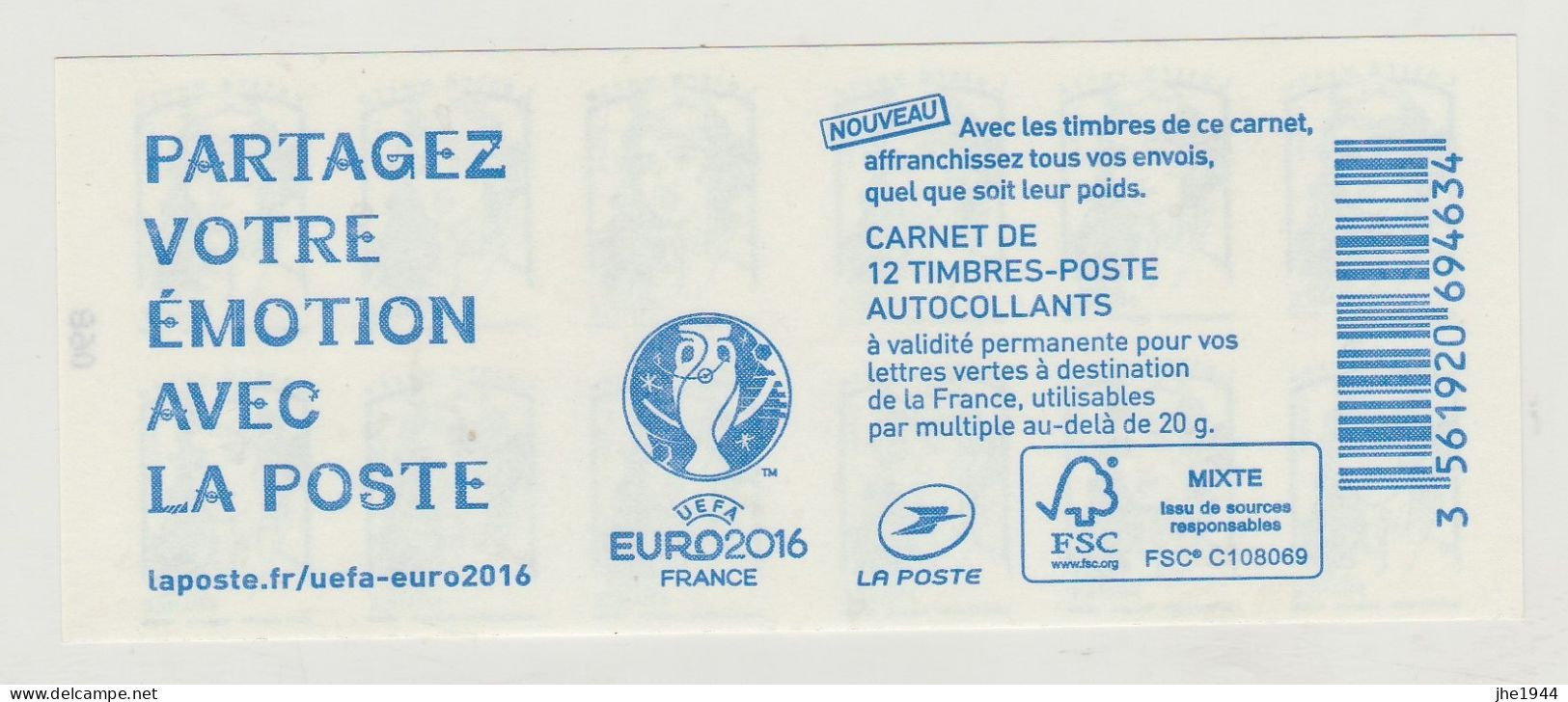 France Carnet N° 1215-C3 ** Partagez Votre émotion.... - Other & Unclassified