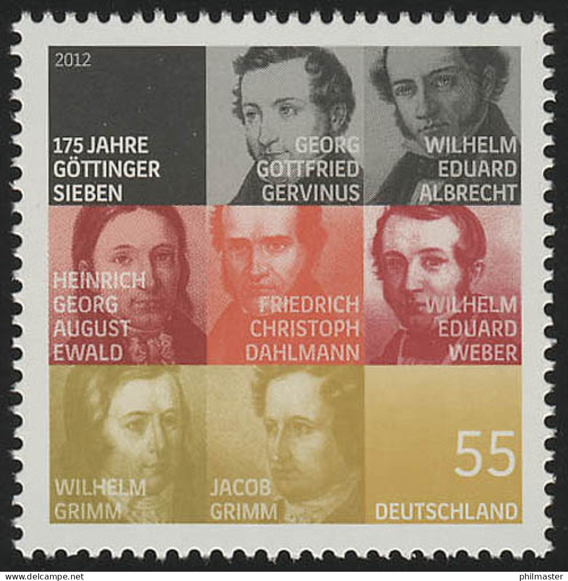 2962 Die Göttinger Sieben ** - Unused Stamps