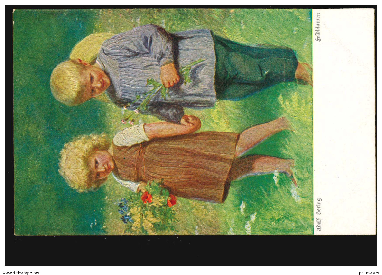 Künstler-AK Adolf Hering: Feldblumen, Primus-Karte Ungebraucht, Um 1920 - Zonder Classificatie