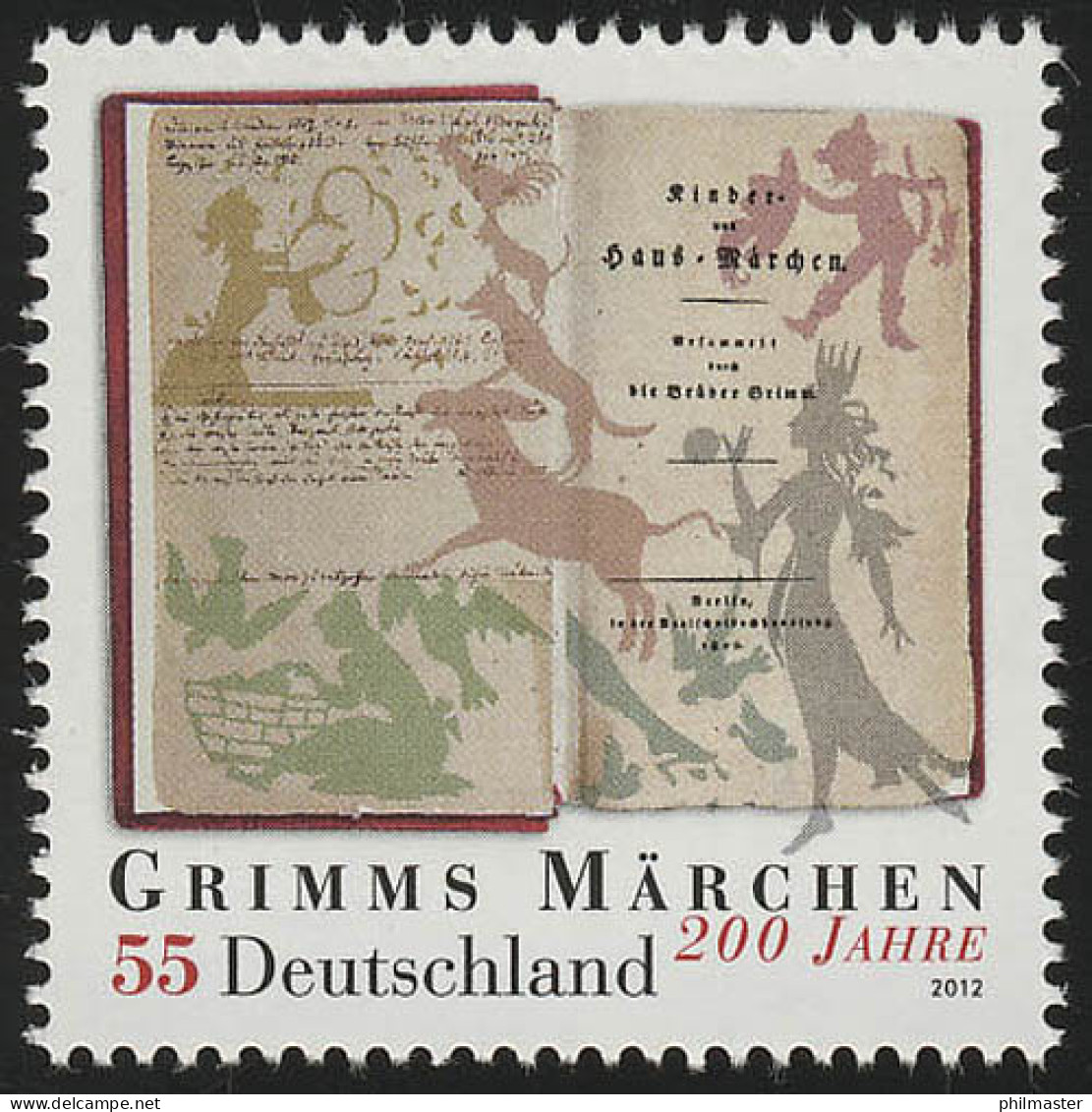 2938 Grimms Märchen / Brüder Grimm, Postfrisch ** - Neufs