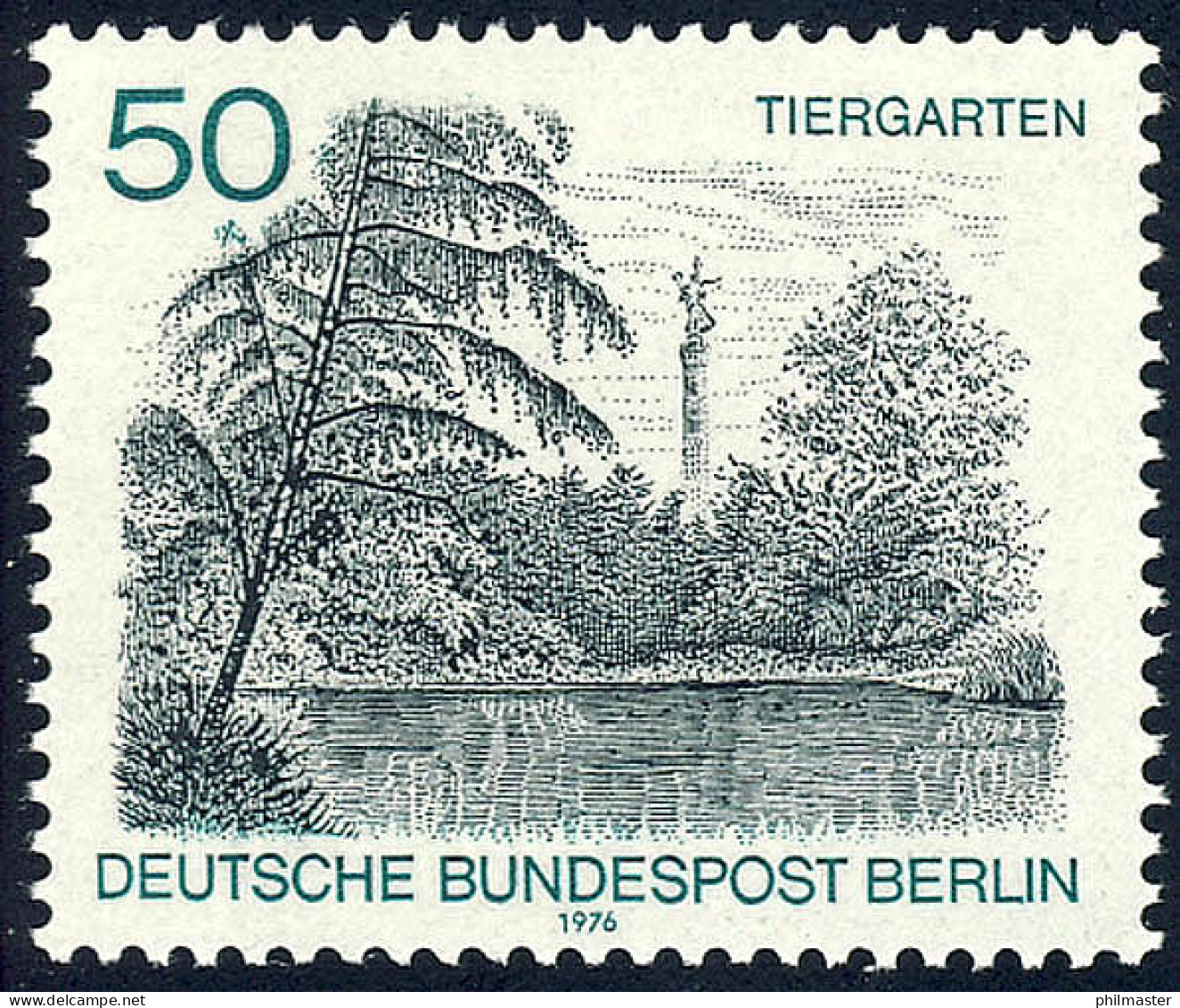 531 Ansichten 50 Pf Tiergarten ** - Ungebraucht