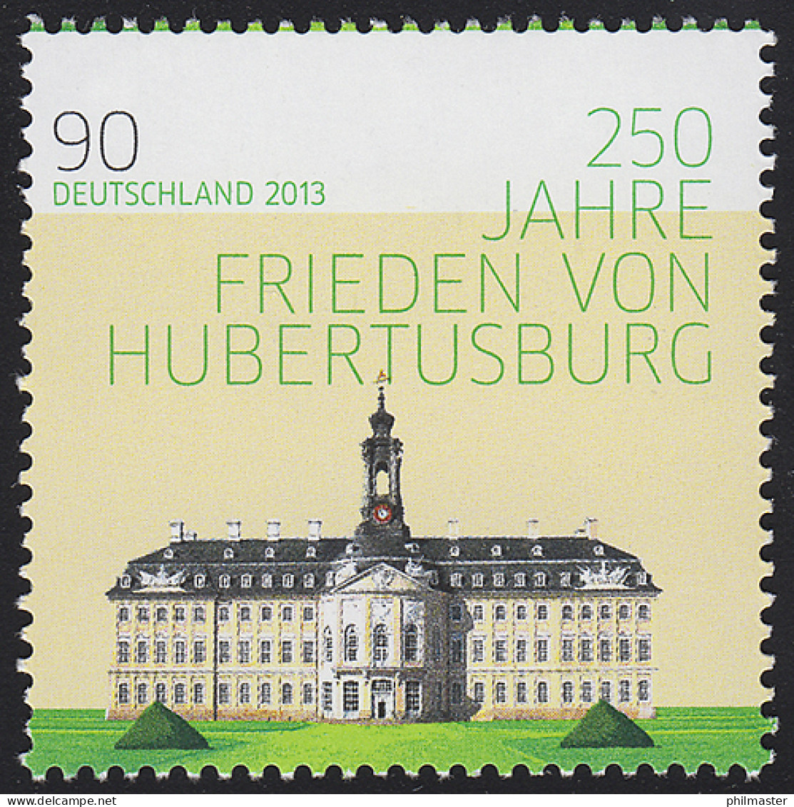 2985 Frieden Von Hubertusburg, Rollenmarke Ohne Nummer, STREIFENGUMMI ** - Unused Stamps