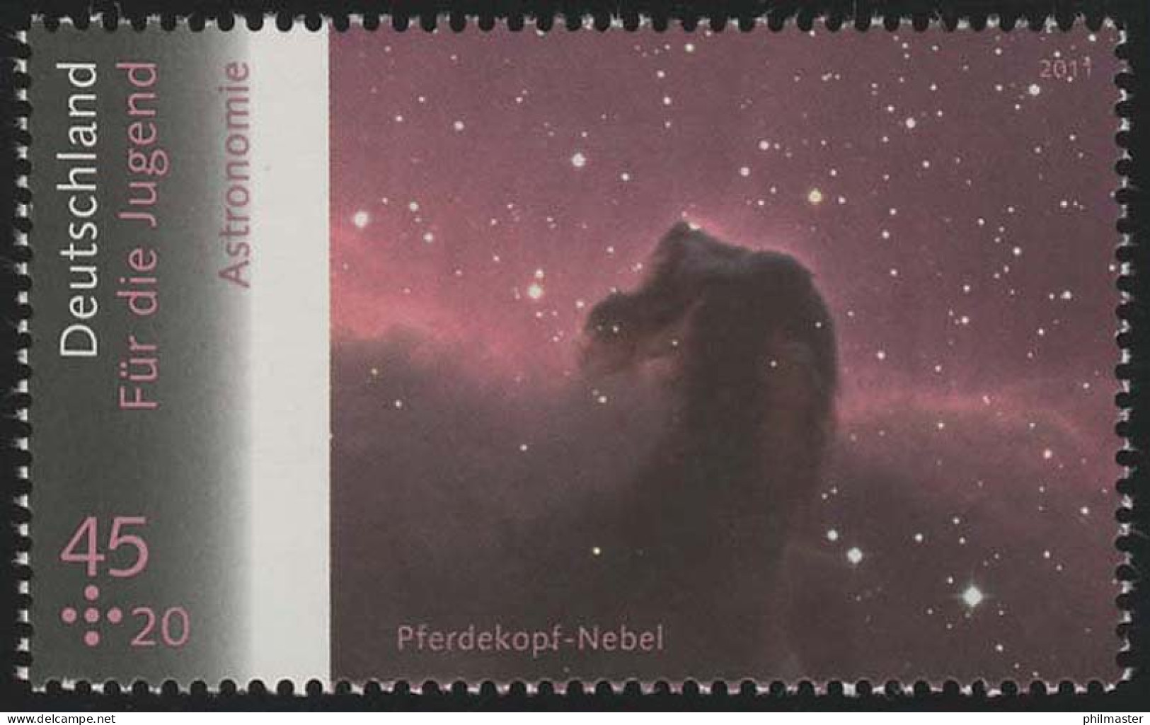 2883 Jugend Astronomie Pferdekopfnebel ** - Unused Stamps