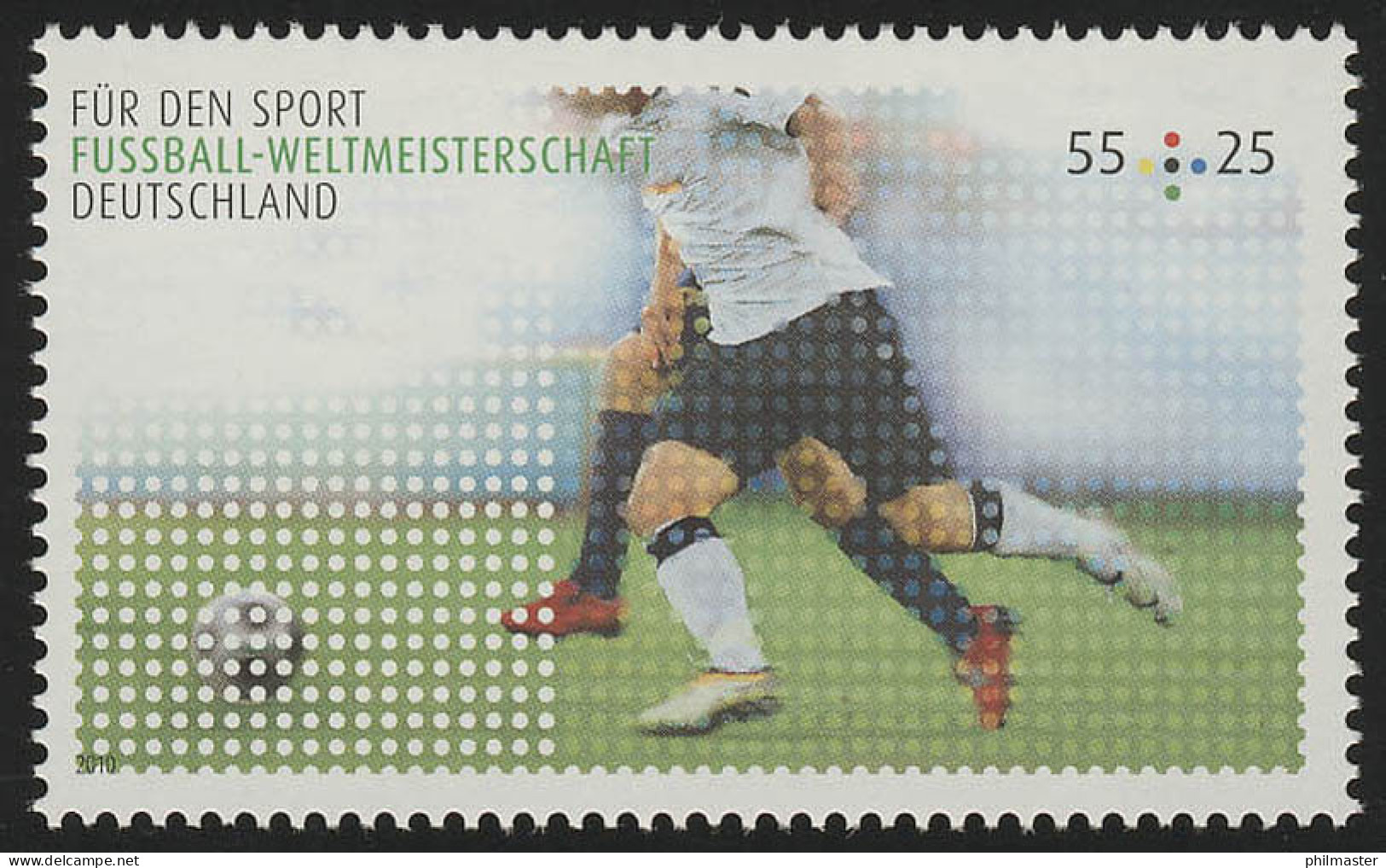 2788 Sporthilfe Fußball-Weltmeisterschaft 2010 ** - Ongebruikt