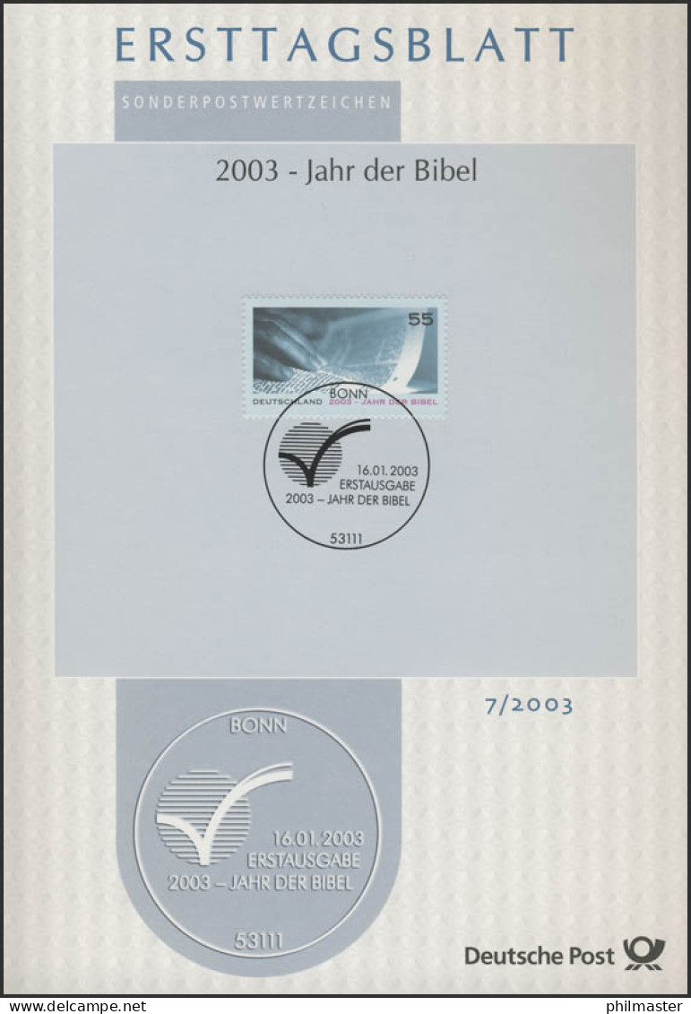 ETB 07/2003 Jahr Der Bibel - 2001-2010