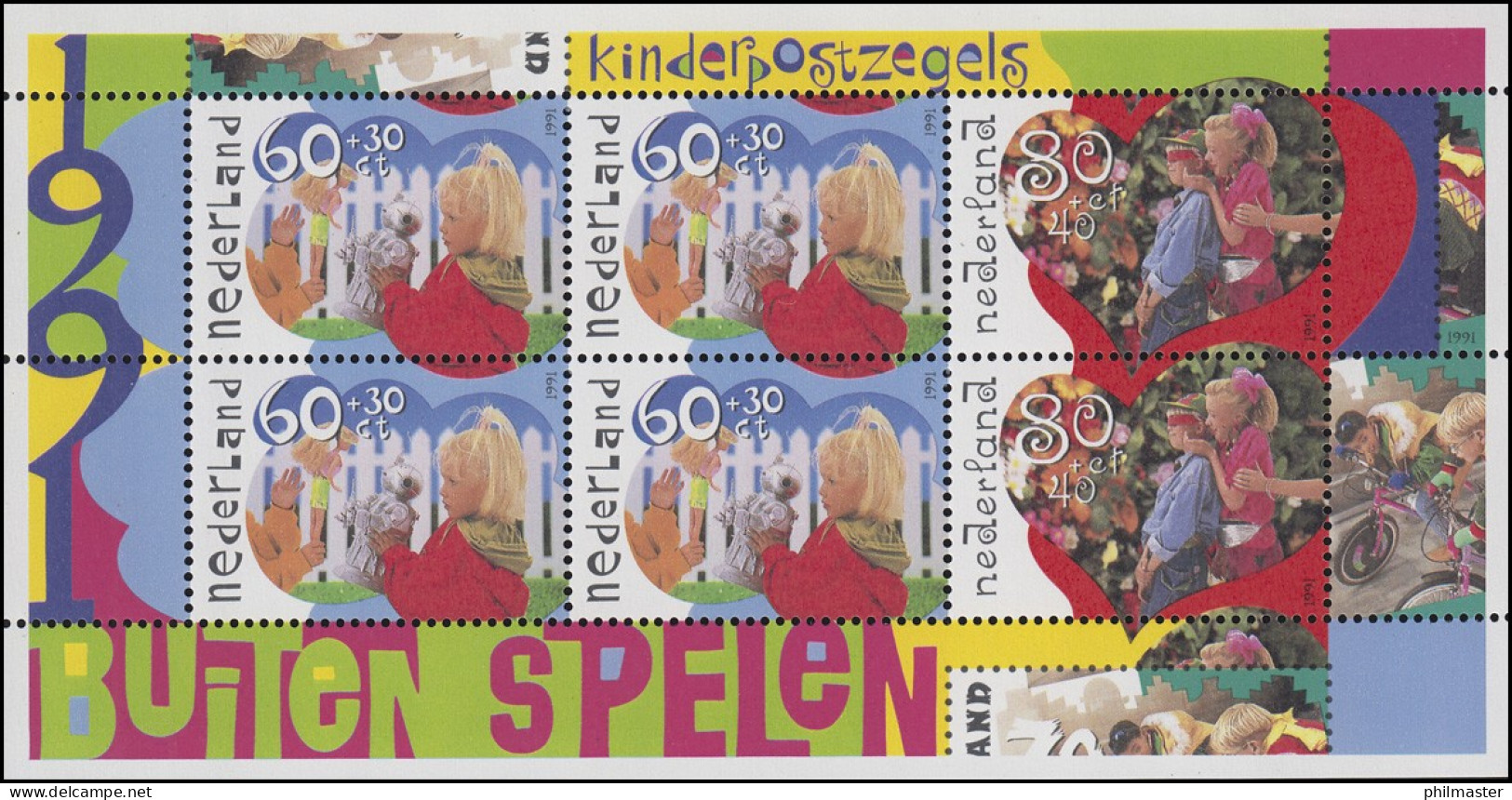 1396-1426 Niederlande-Jahrgang 1991 Komplett Mit Block 35, Postfrisch - Sonstige & Ohne Zuordnung